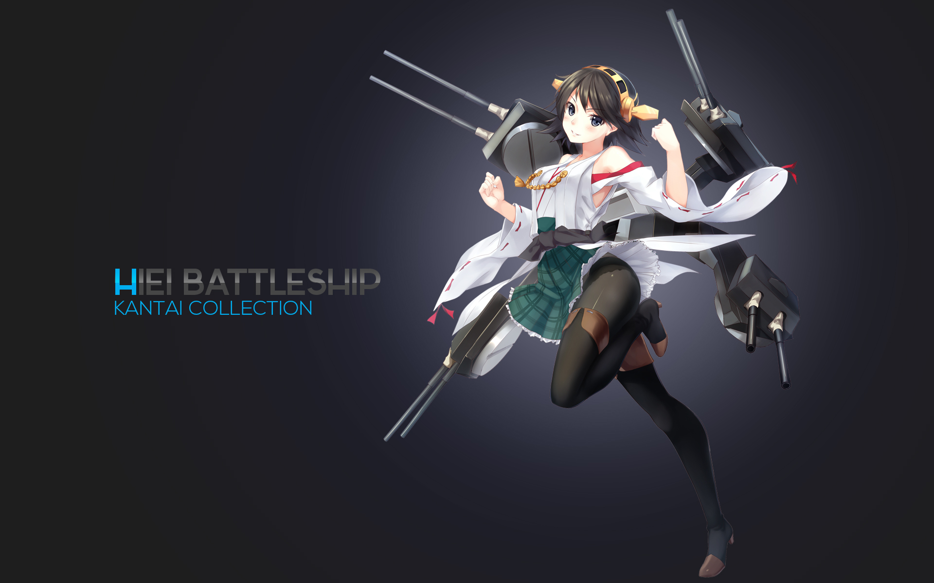 Hiei Battleship from Kantai Collection HD Wallpaper