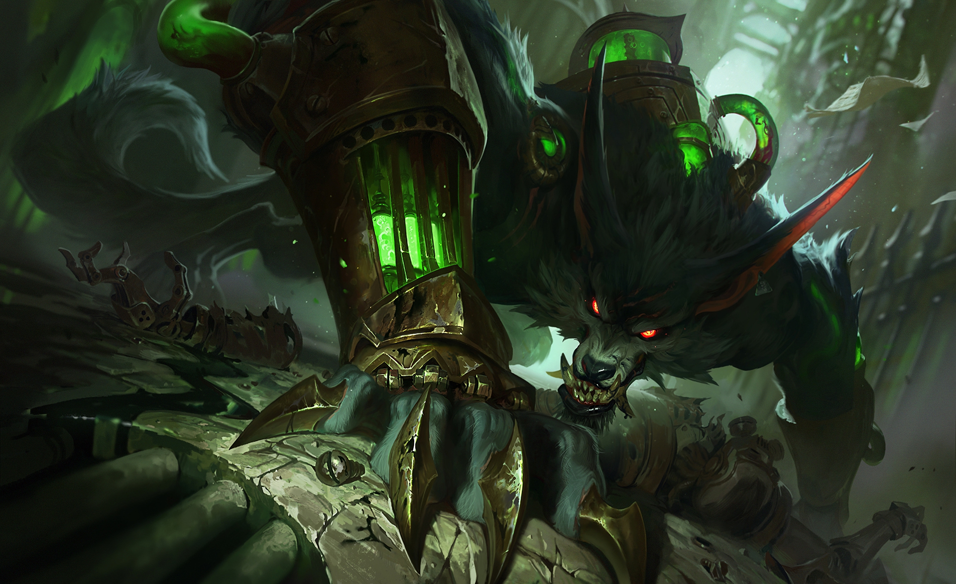 Warwick from League of Legends HD Wallpaper