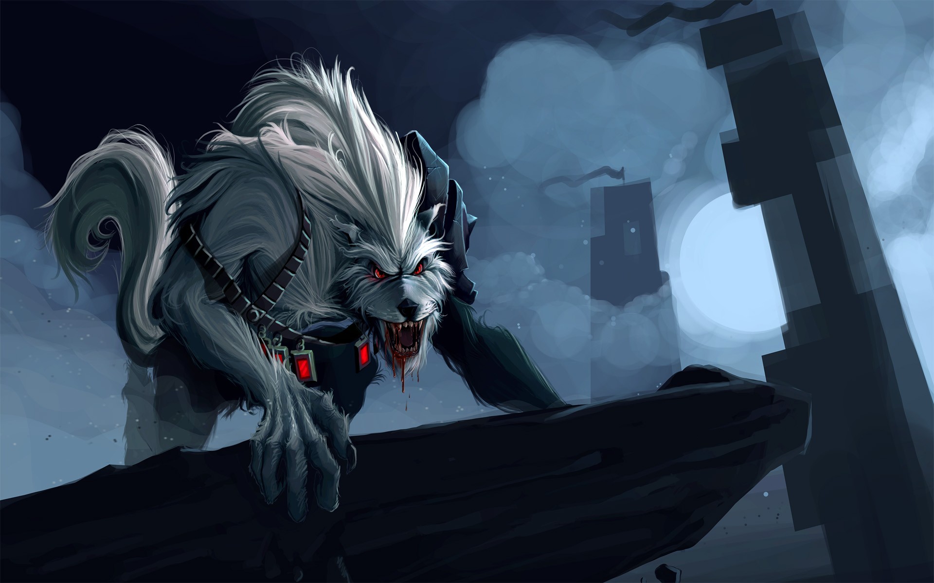 Warwick from League of Legends HD Wallpaper