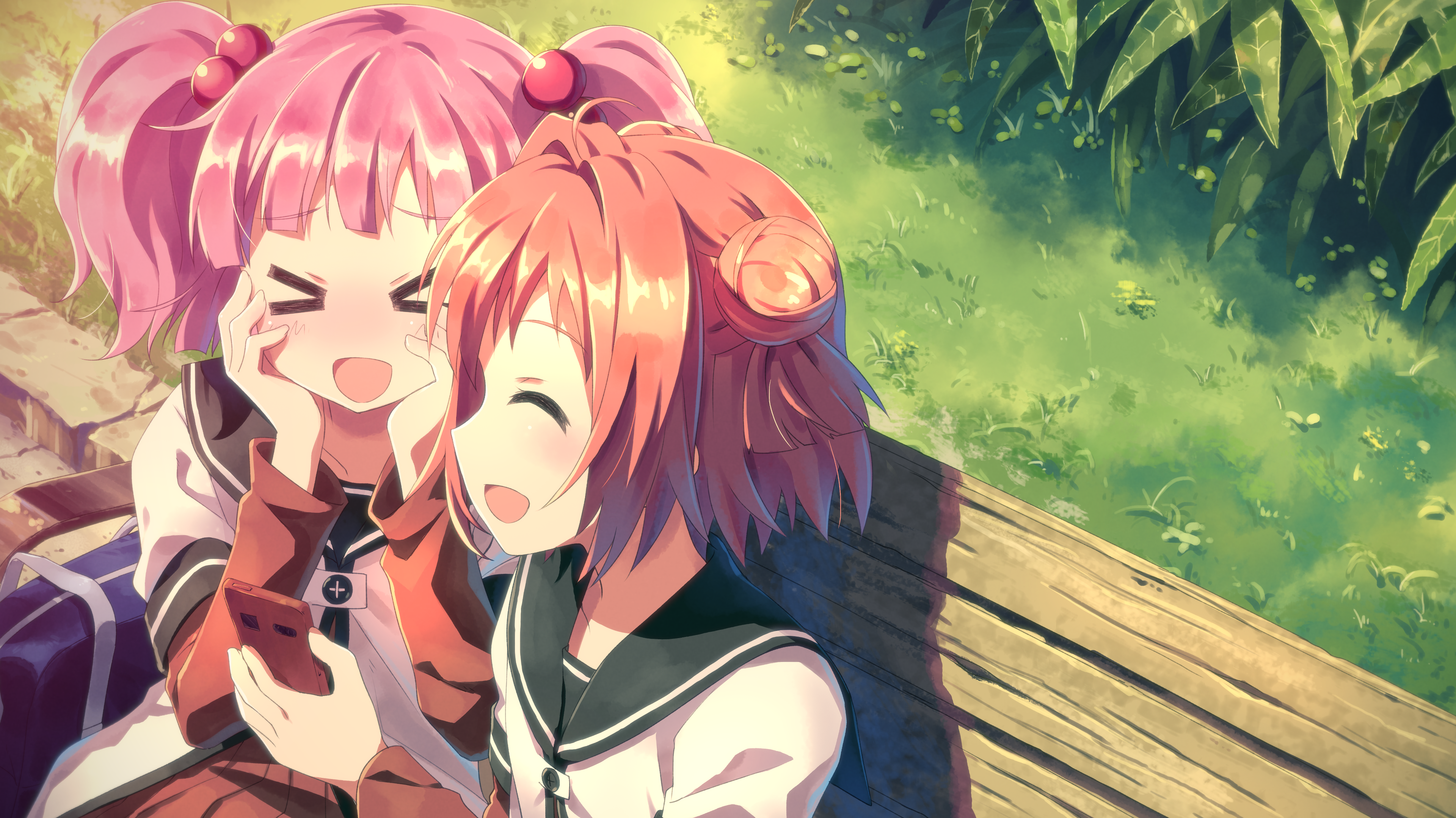 Akari Akaza from YuruYuri HD Wallpaper