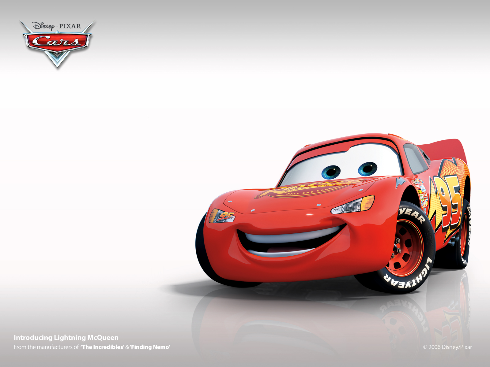 Lightning McQueen from Disney Pixar Cars HD Wallpaper