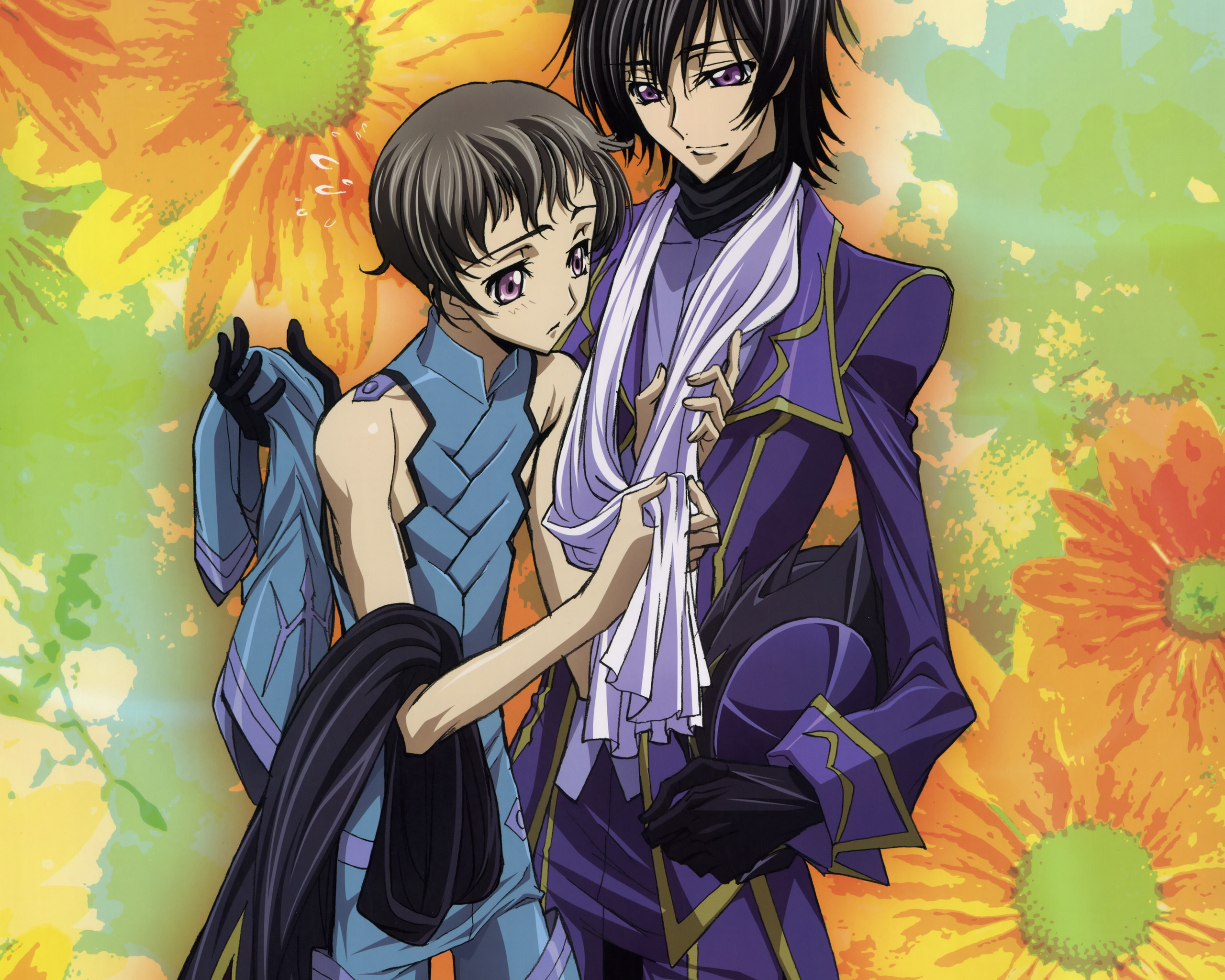Lelouch Lamperouge and Gino Weinberg from Code Geass HD Wallpaper