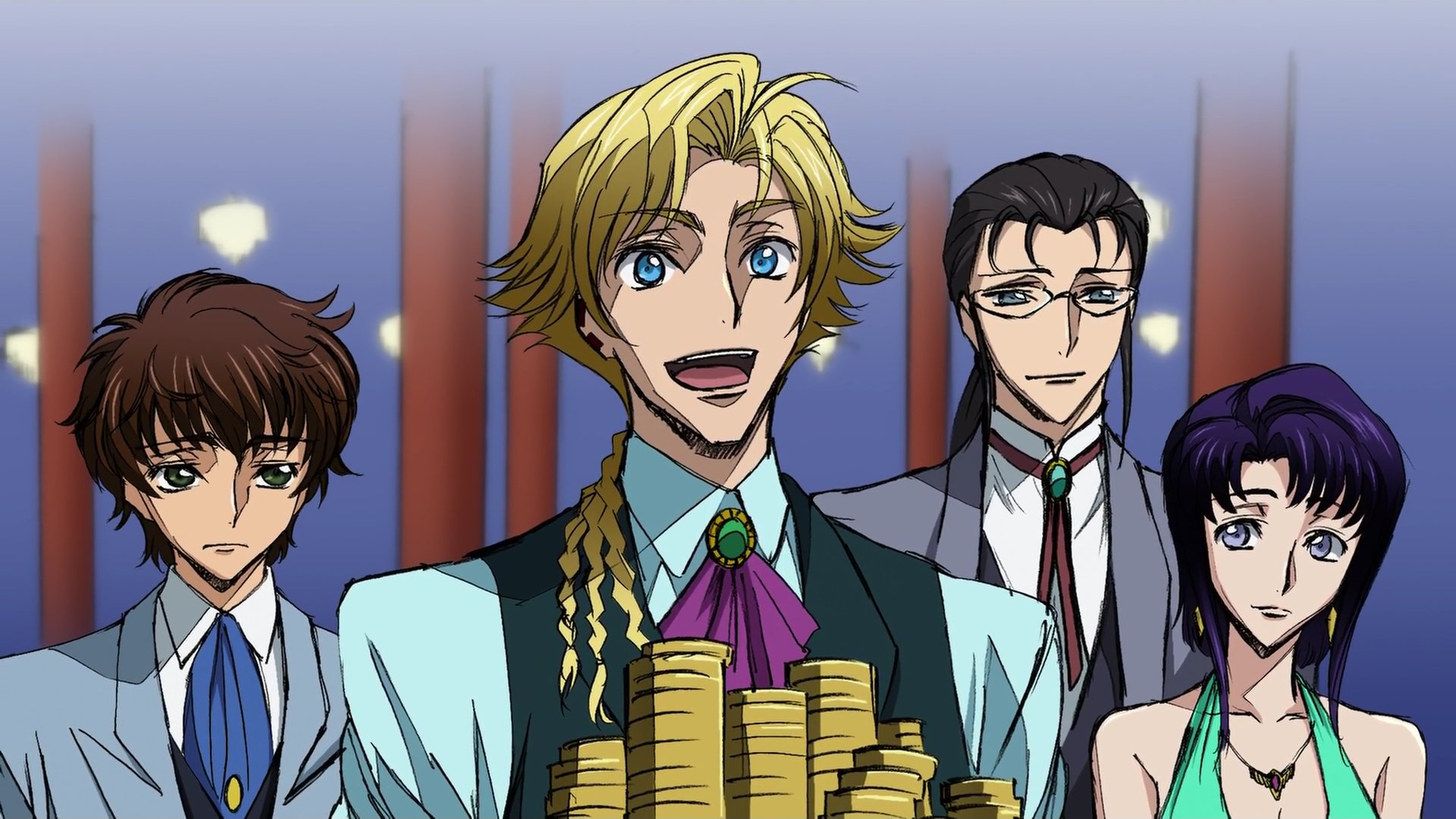 Gino Weinberg and other characters from Code Geass HD Wallpaper