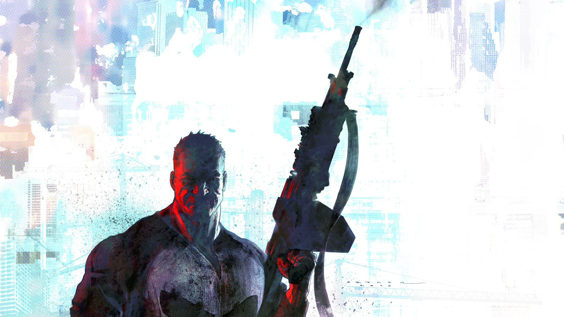 Frank Castle with a rifle HD Wallpaper