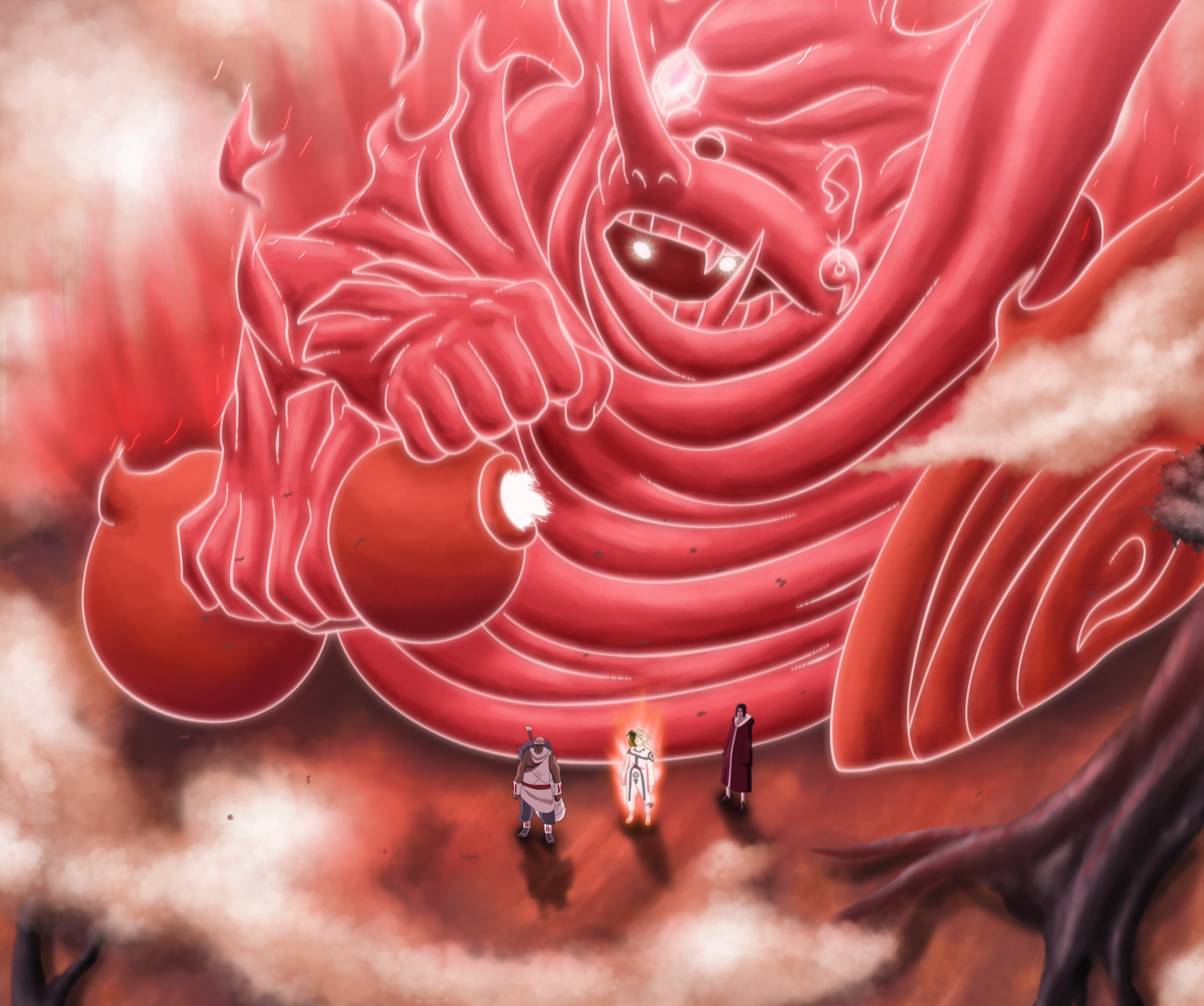 Susanoo with Killer Bee and others HD Wallpaper