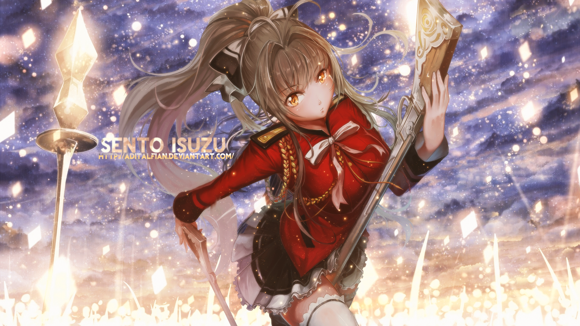 Isuzu Sento from Amagi Brilliant Park HD Wallpaper