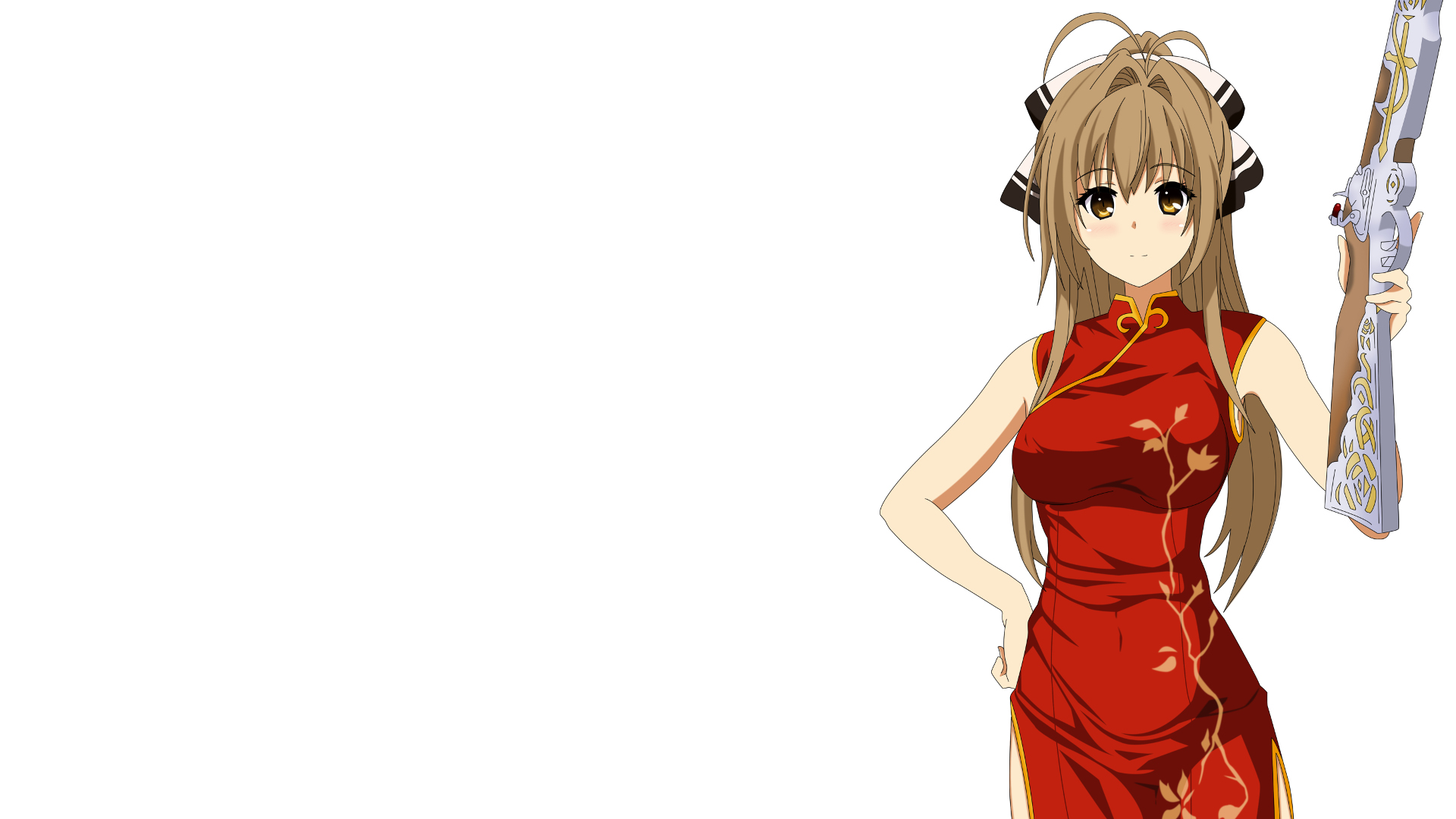Isuzu Sento with a rifle HD Wallpaper