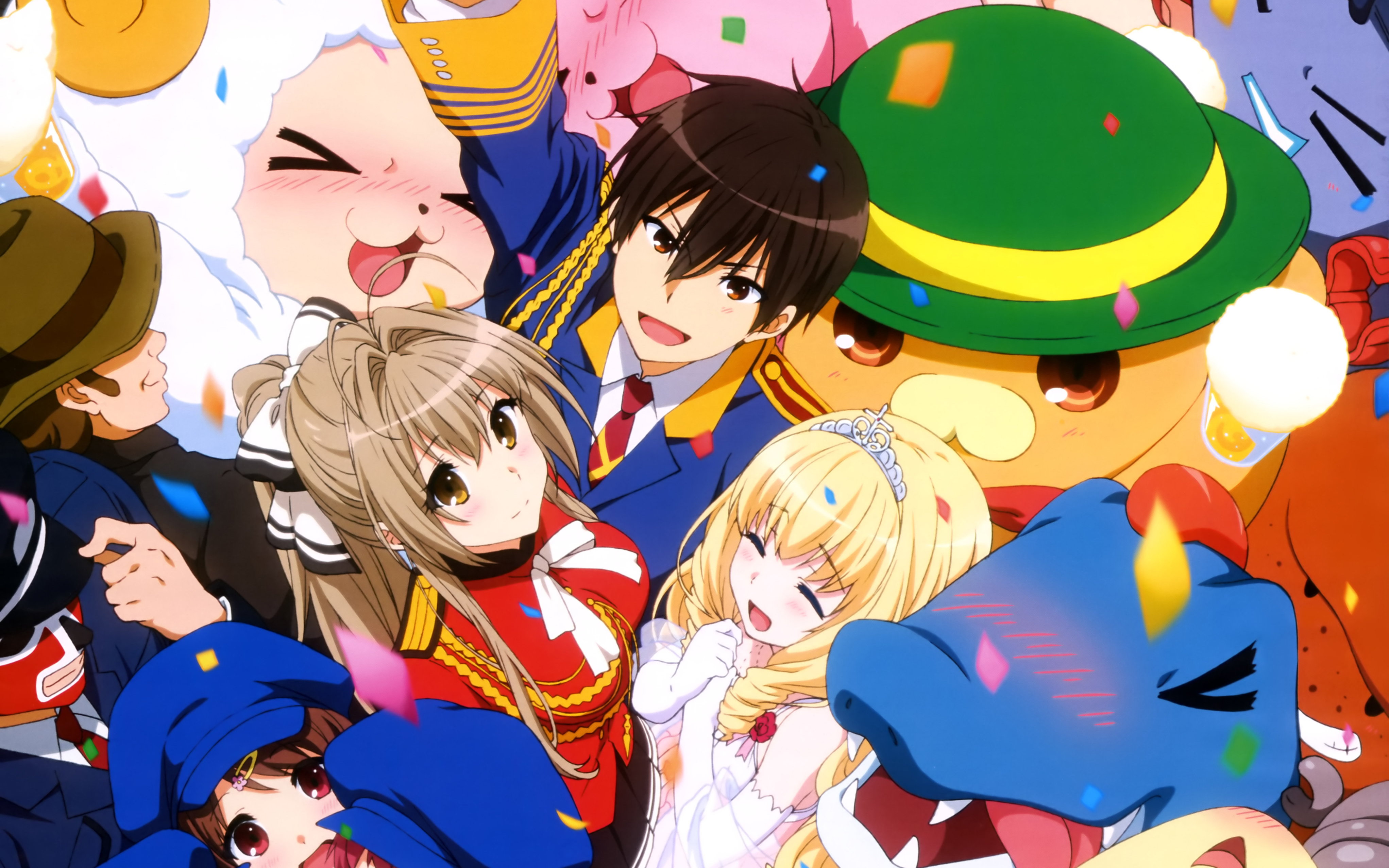 Isuzu Sento and friends celebrating HD Wallpaper