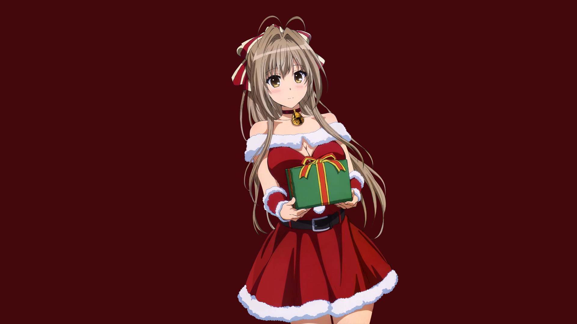 Isuzu Sento holding a gift HD Wallpaper