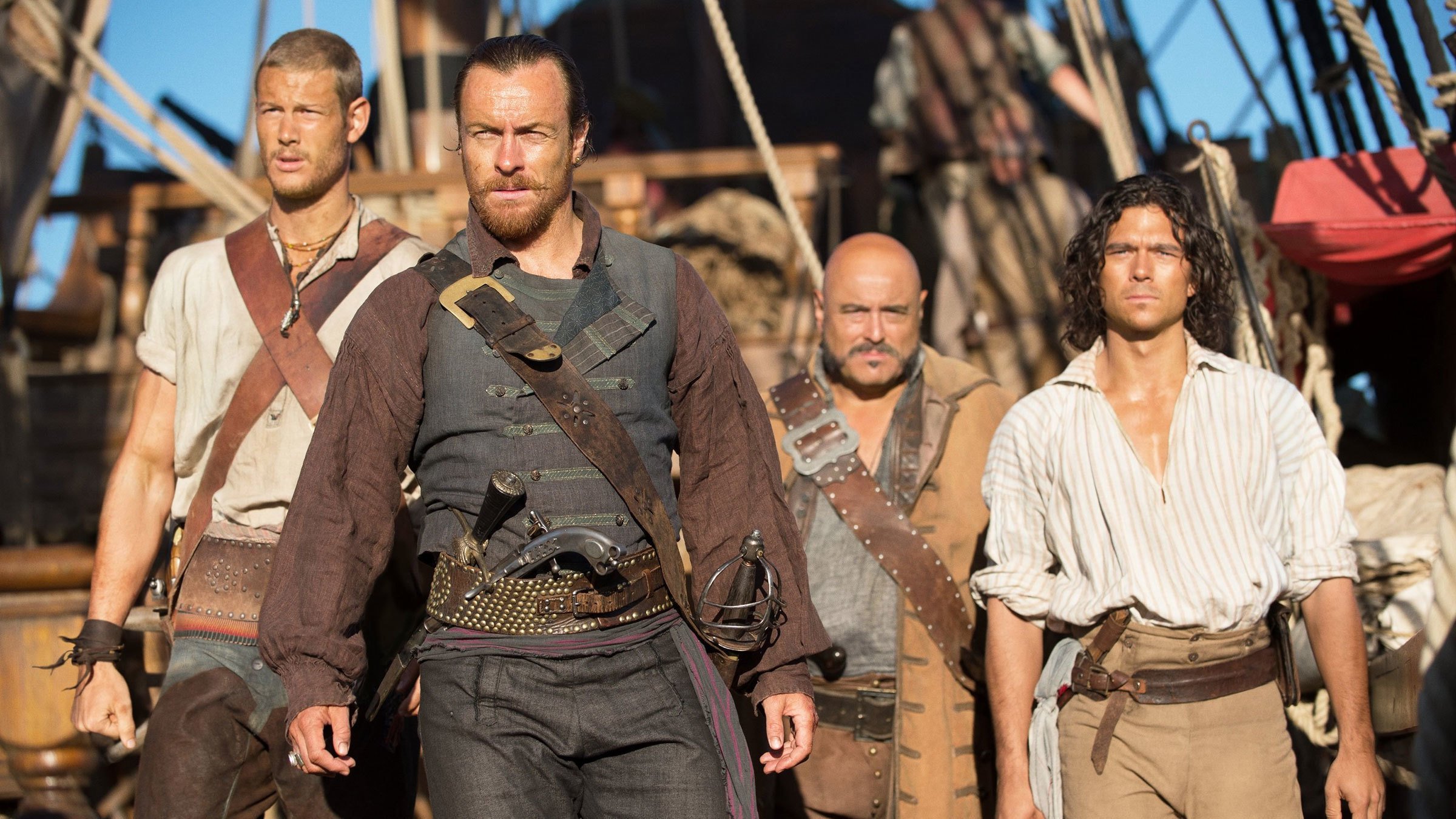 Captain Flint and crew from Black Sails HD Wallpaper