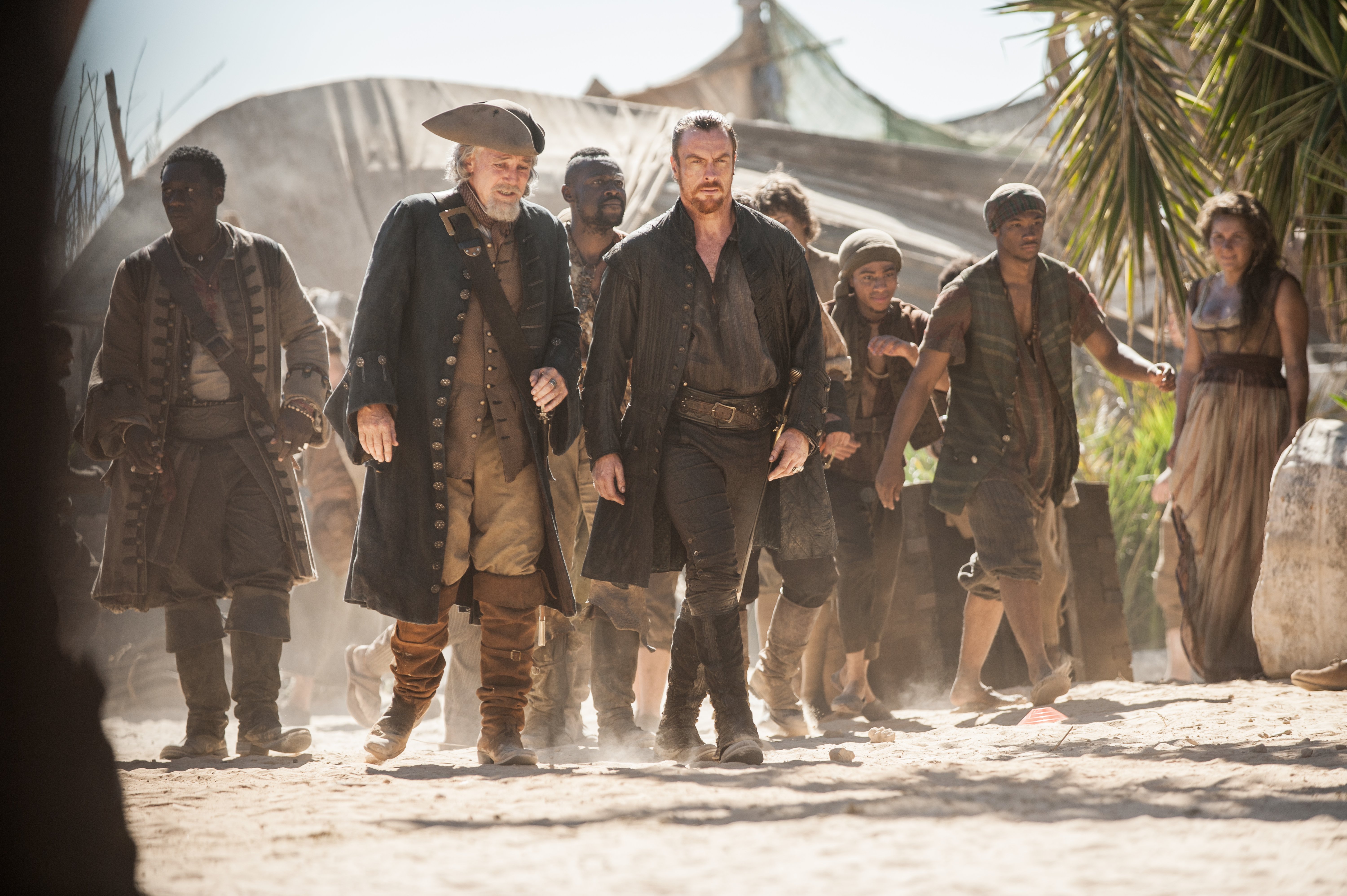 Captain Flint and pirates in Black Sails HD Wallpaper