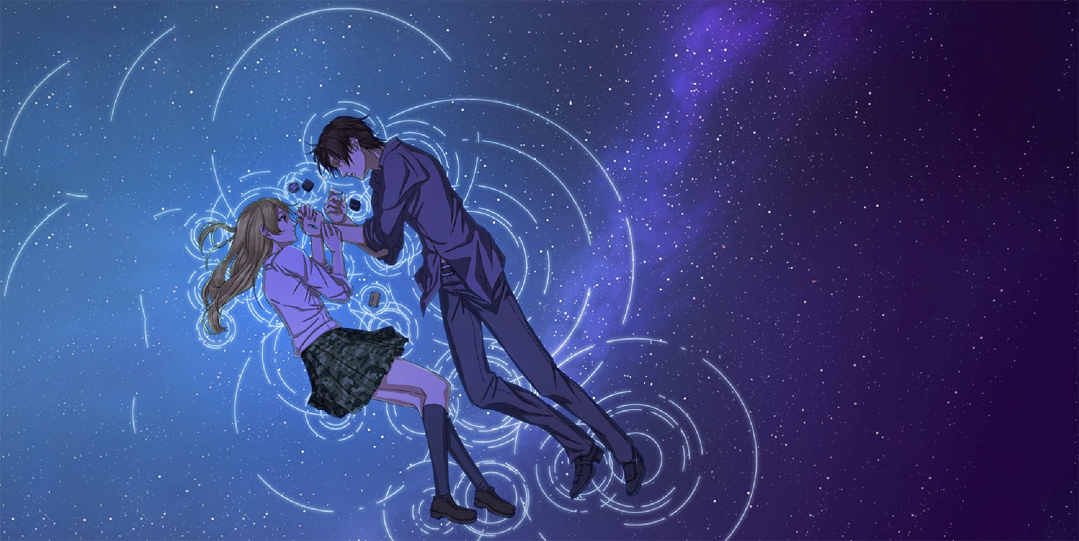 Himiko from Btooom! in space HD Wallpaper