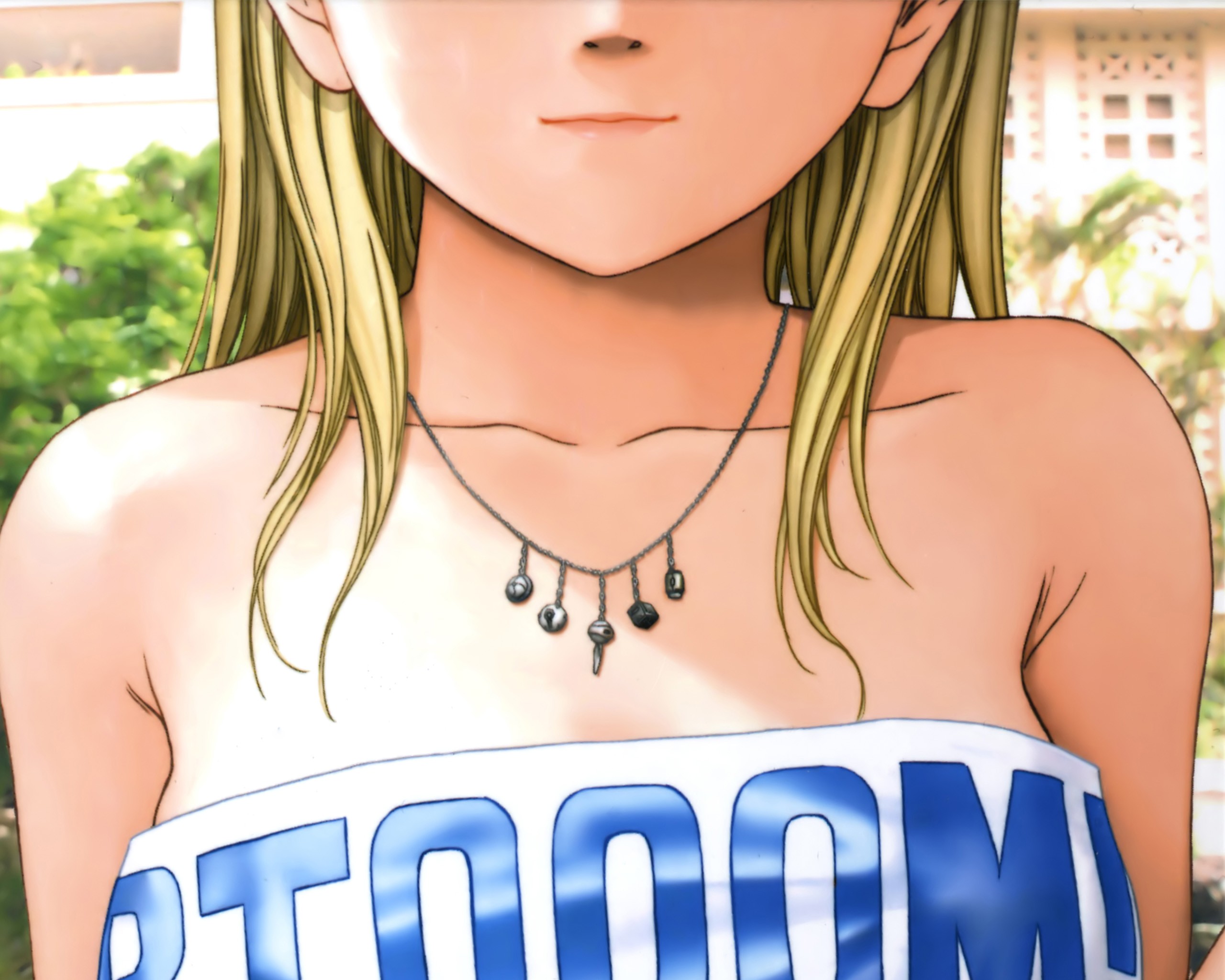 Himiko from Btooom! wearing a necklace HD Wallpaper