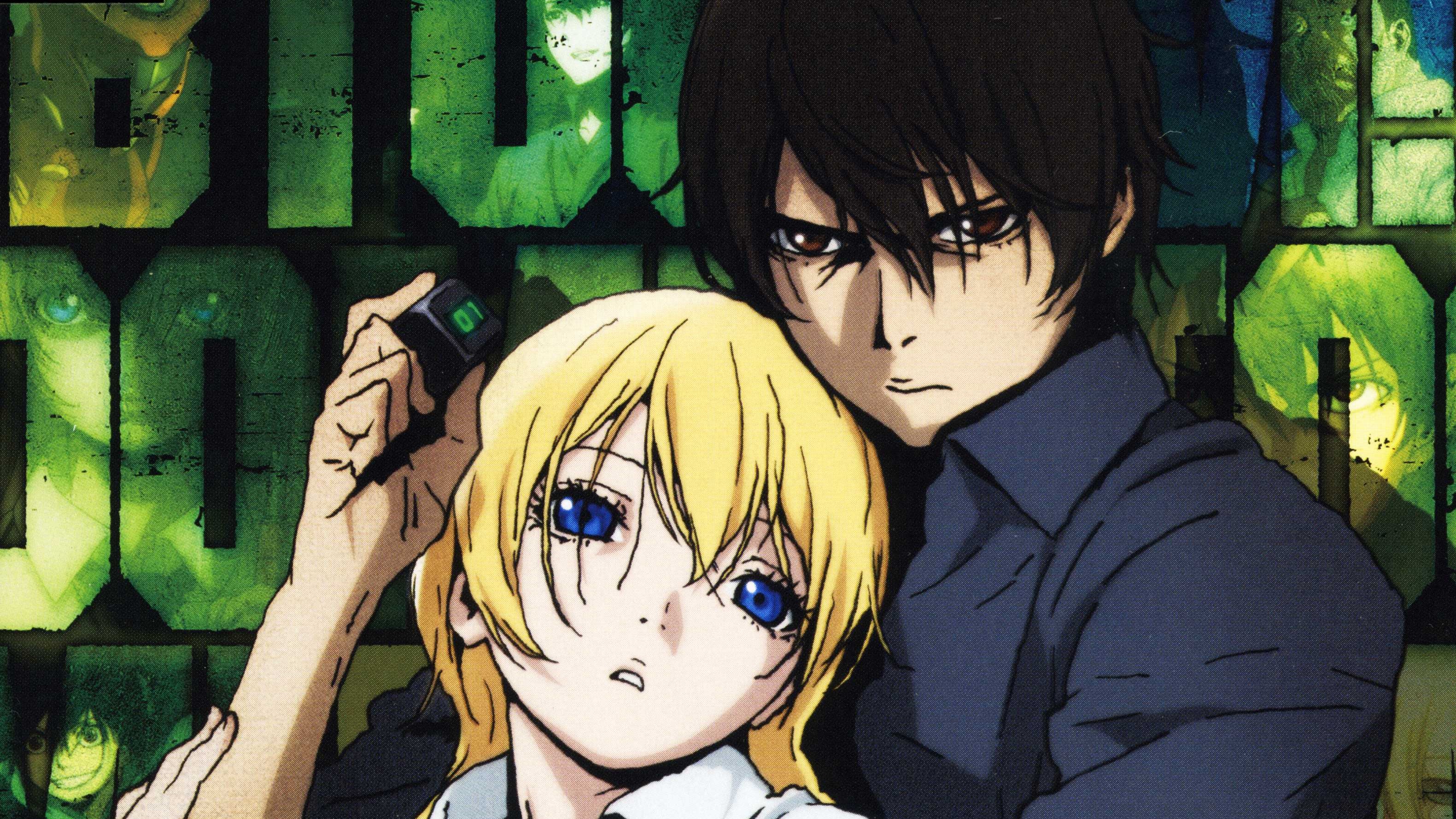 Himiko from Btooom! holding a device HD Wallpaper