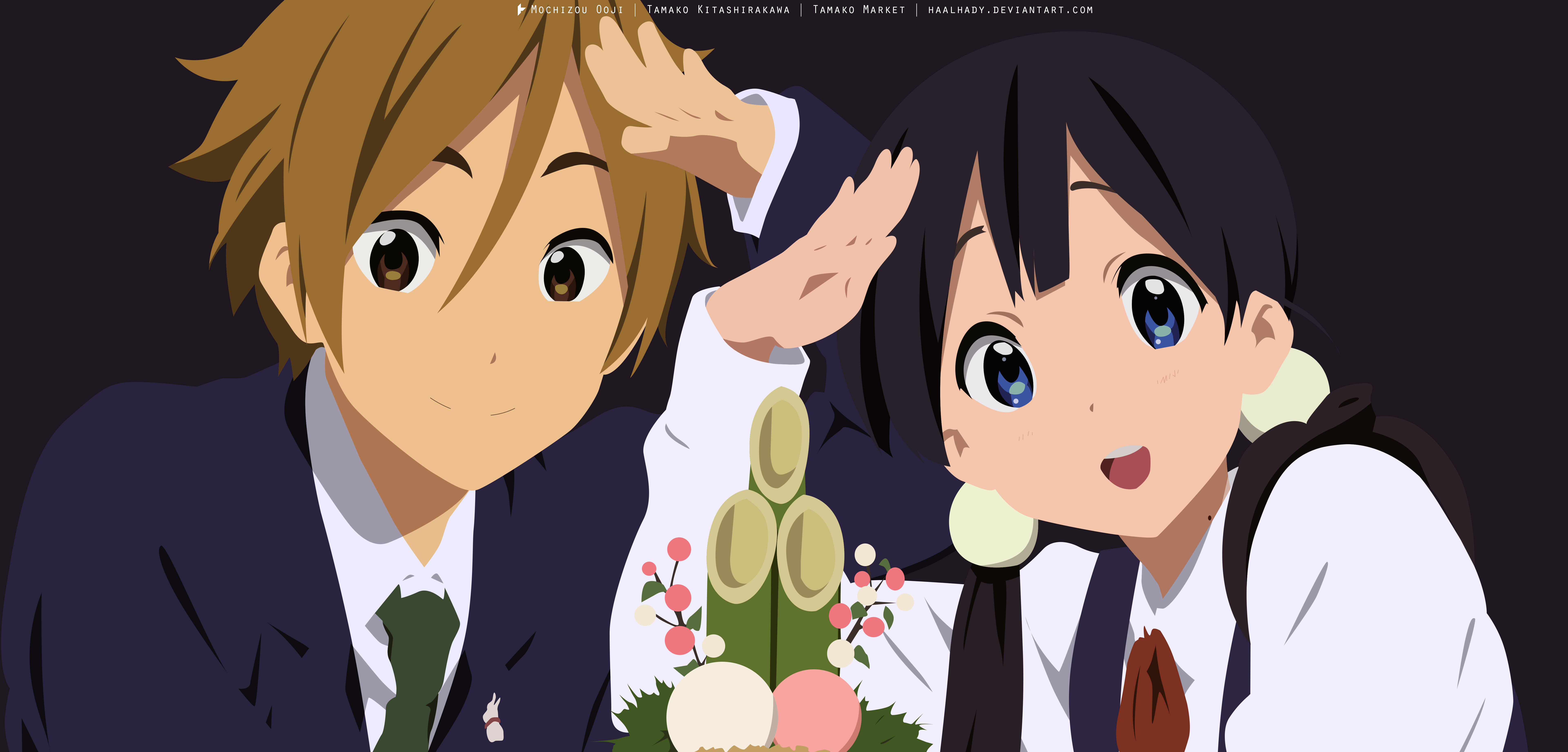 Mochizou Ouji and Tamako Kitashirakawa from Tamako Market HD Wallpaper