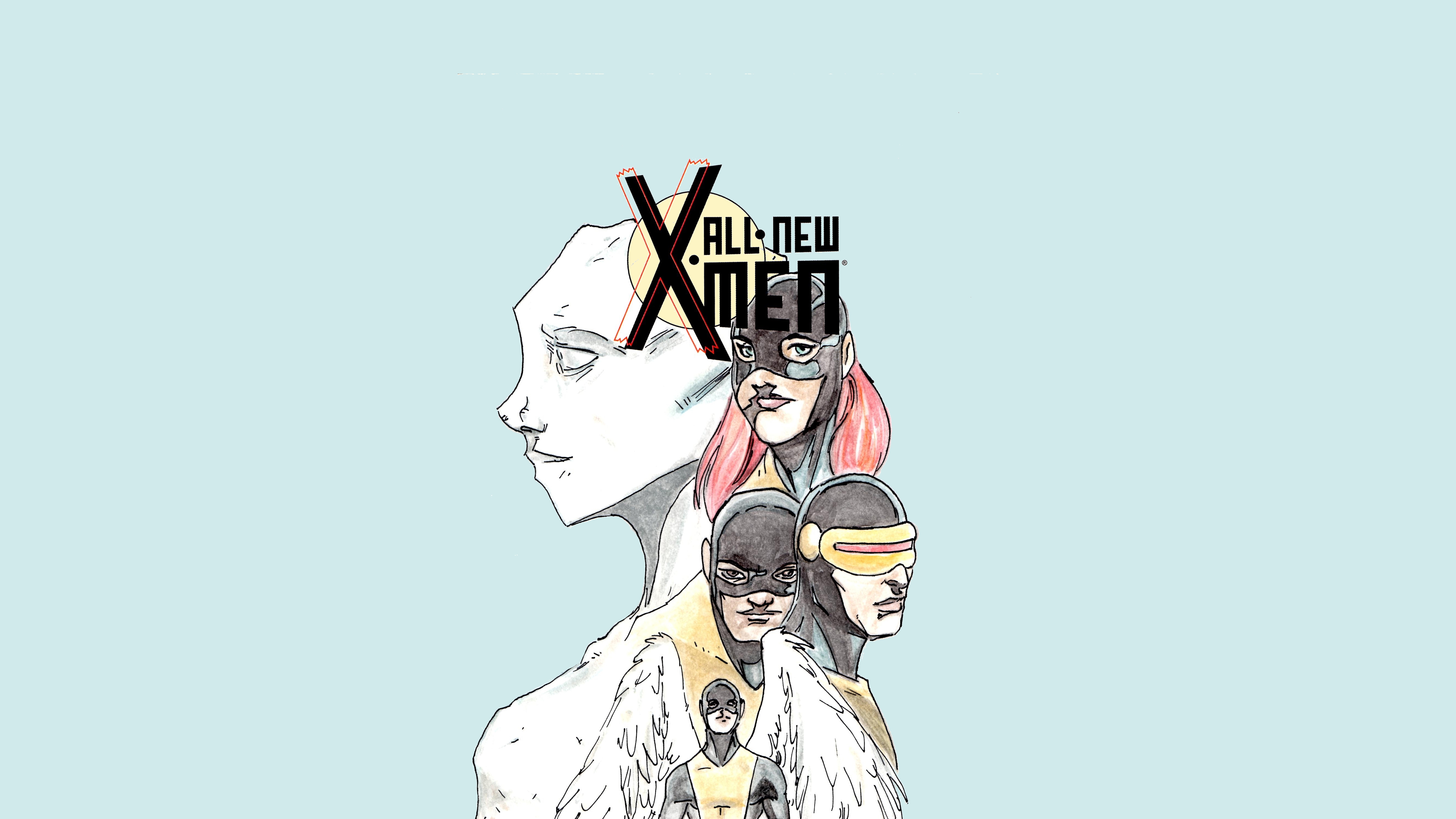 All-New X-Men comic cover art HD Wallpaper
