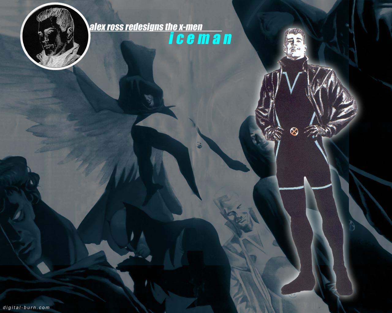 Alex Ross redesigns Iceman from X-Men HD Wallpaper