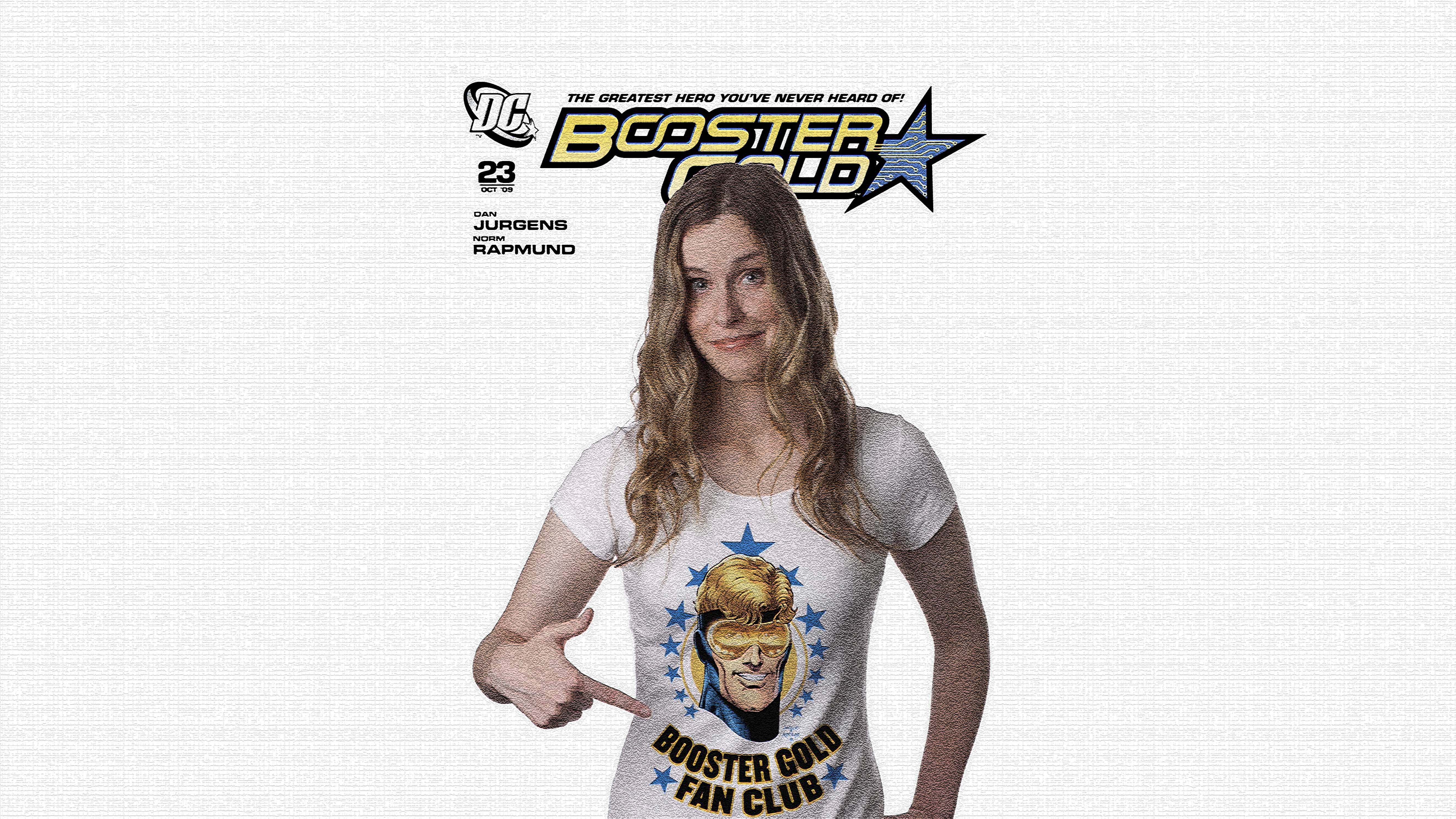 Booster Gold comic cover with fan HD Wallpaper