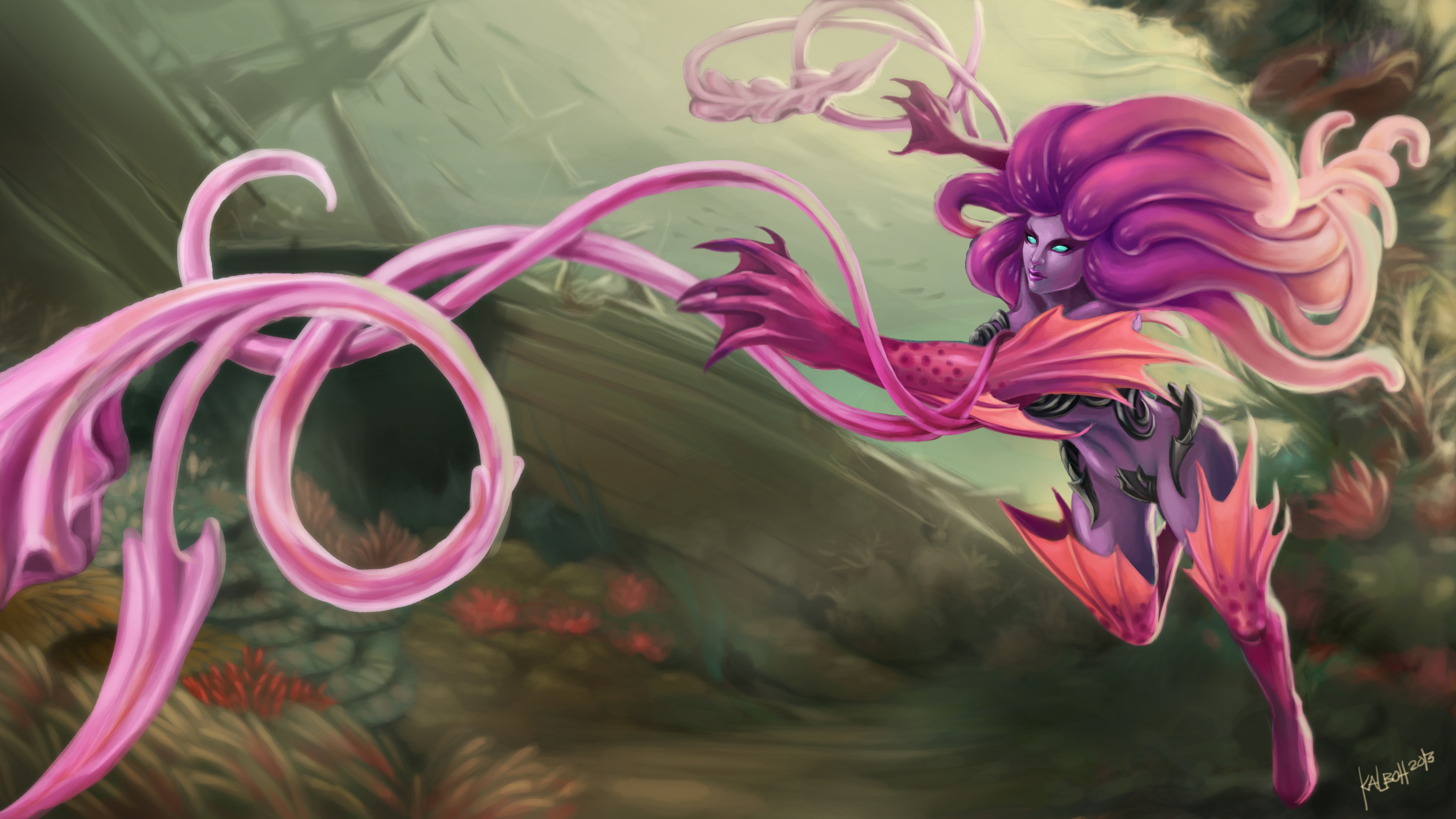 Zyra from League of Legends HD Wallpaper