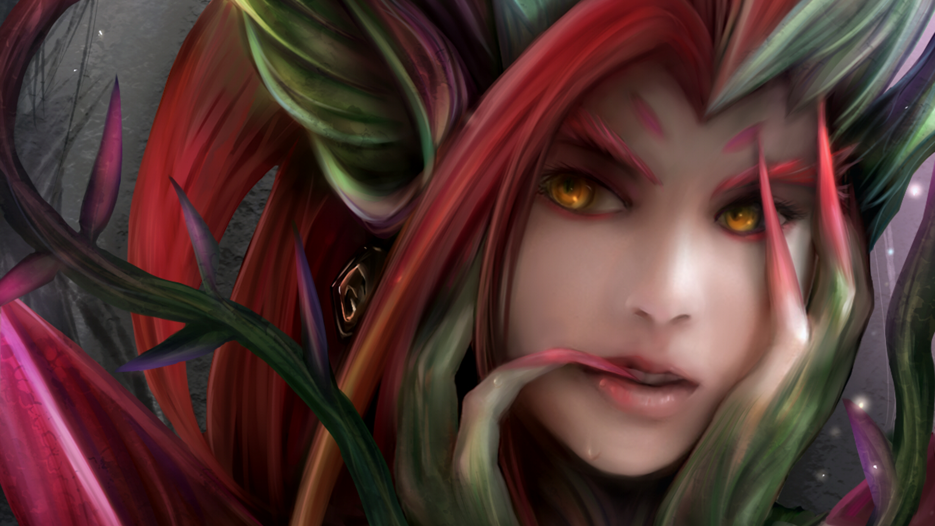 Zyra from League of Legends HD Wallpaper