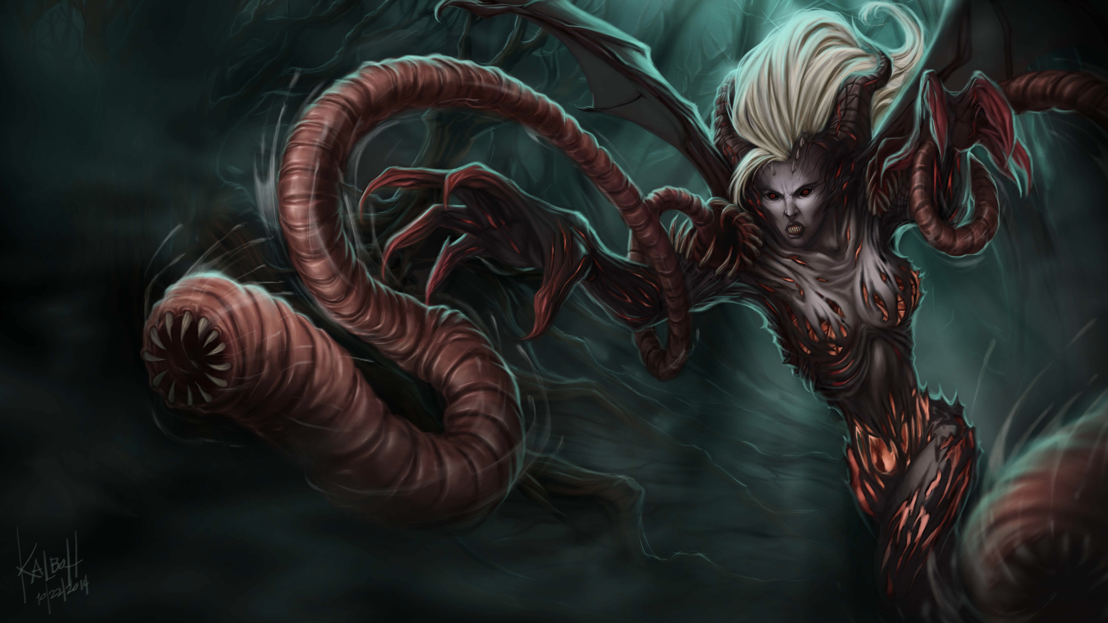 Zyra from League of Legends HD Wallpaper