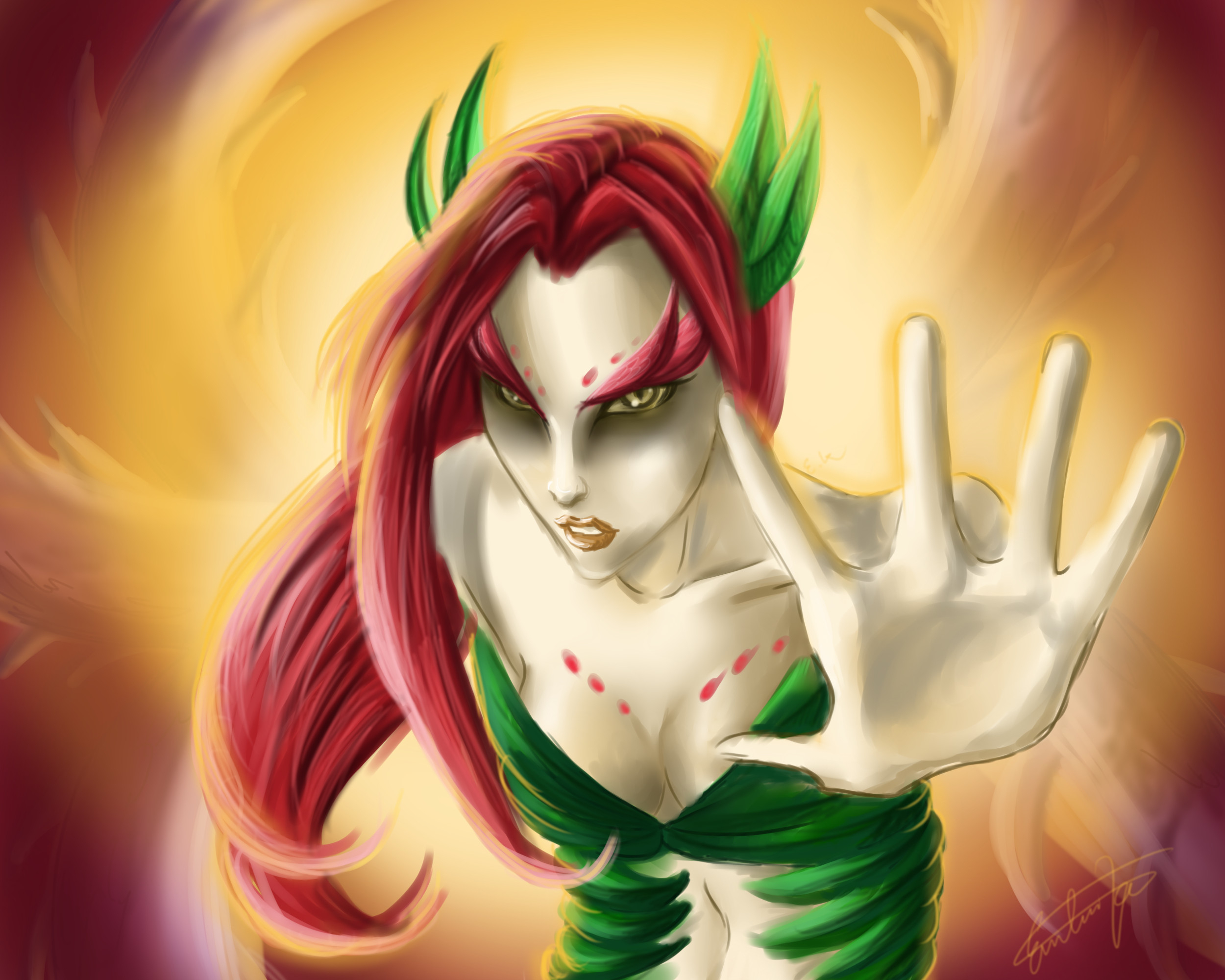 Zyra from League of Legends HD Wallpaper