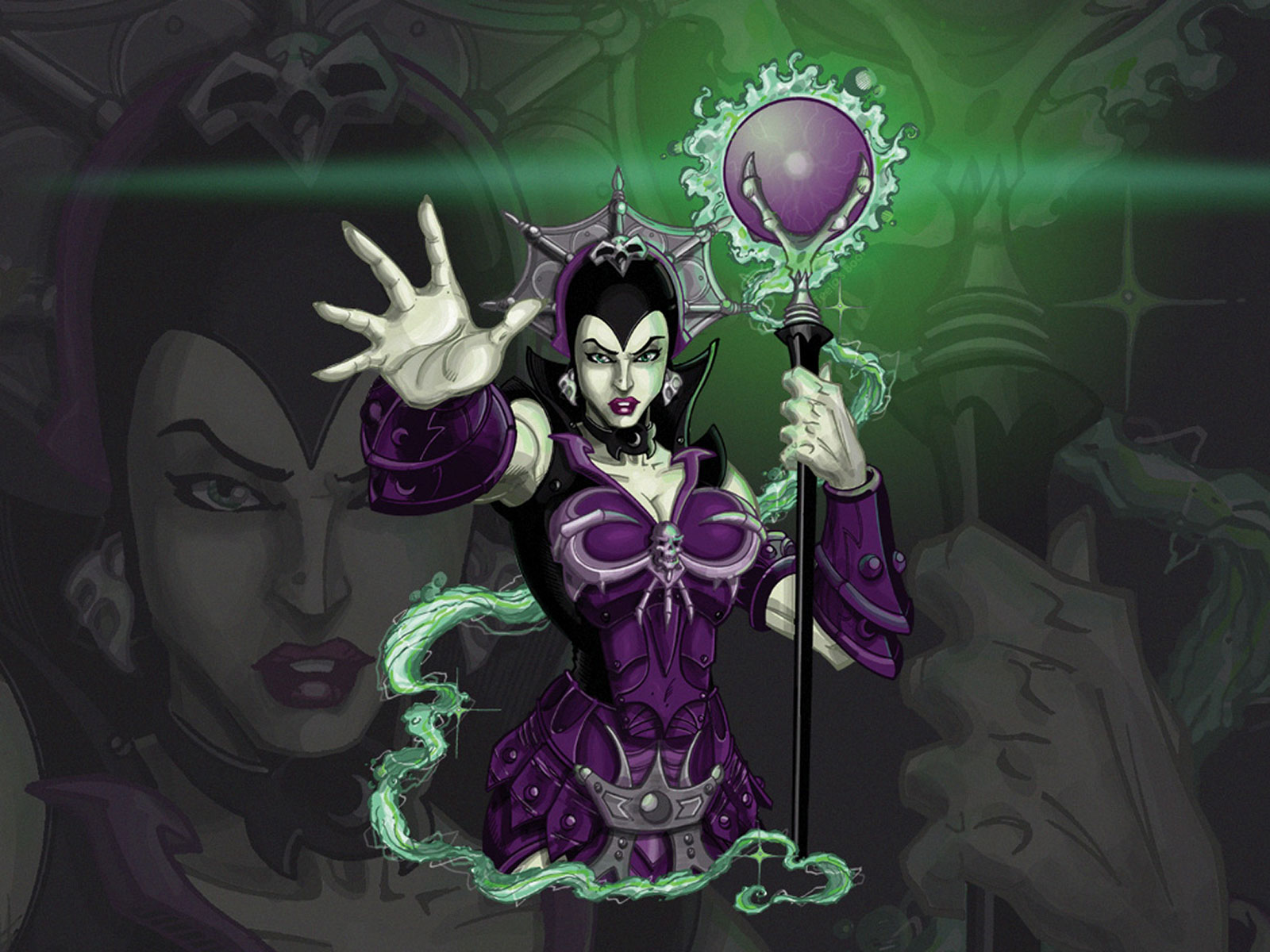 Evil-Lyn from Masters of the Universe HD Wallpaper