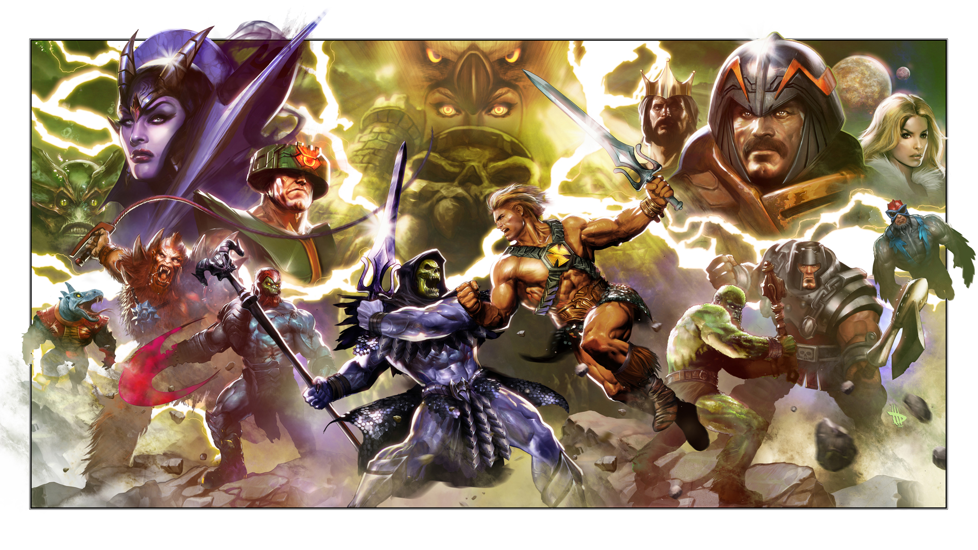 Masters of the Universe characters in battle HD Wallpaper