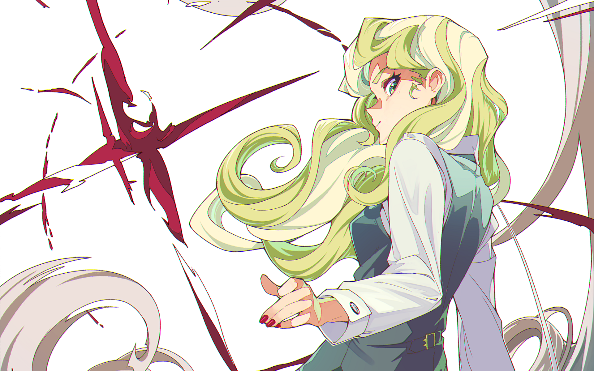 Diana Cavendish from Little Witch Academia HD Wallpaper