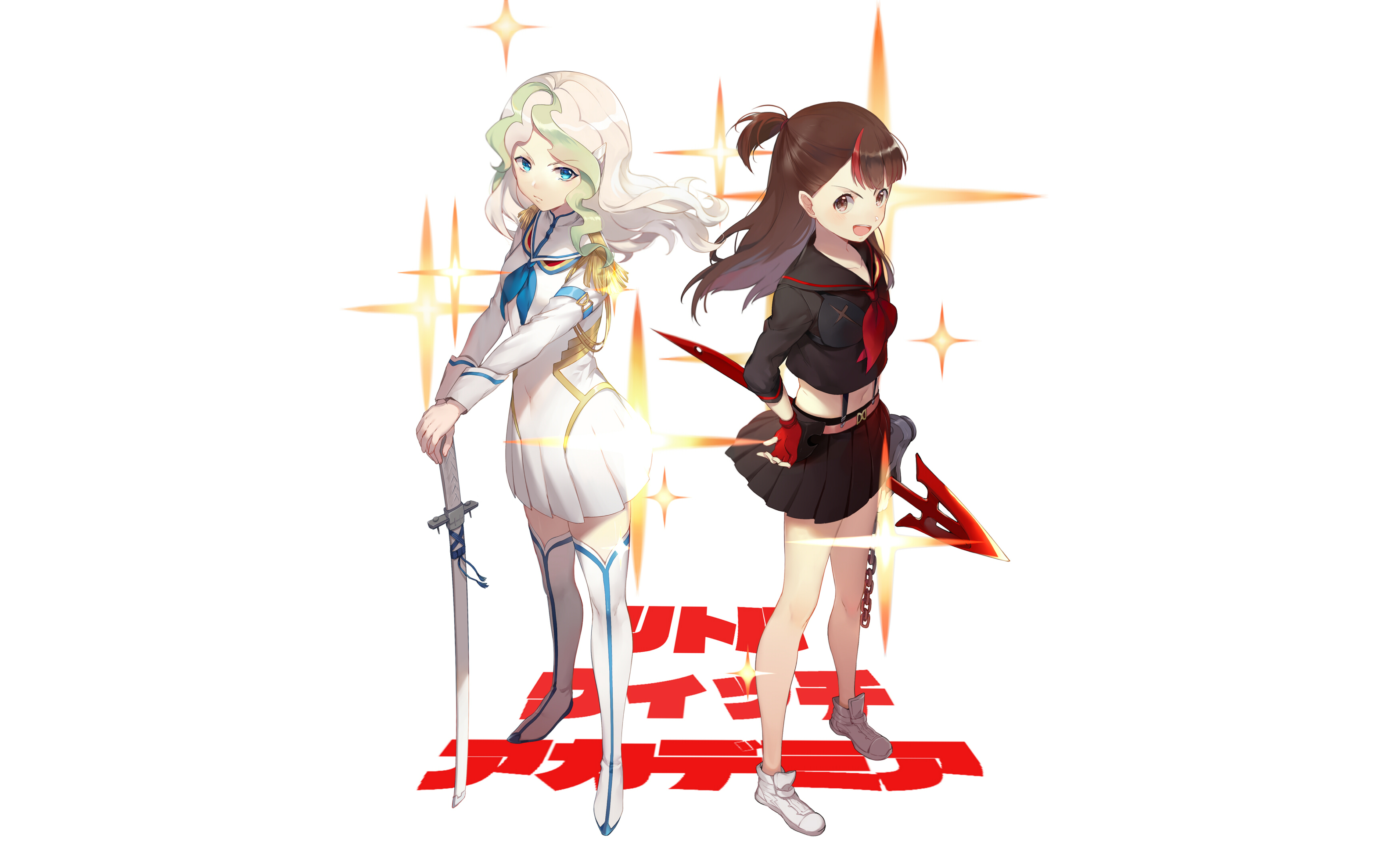 Diana Cavendish and Akko Kagari from Little Witch Academia HD Wallpaper