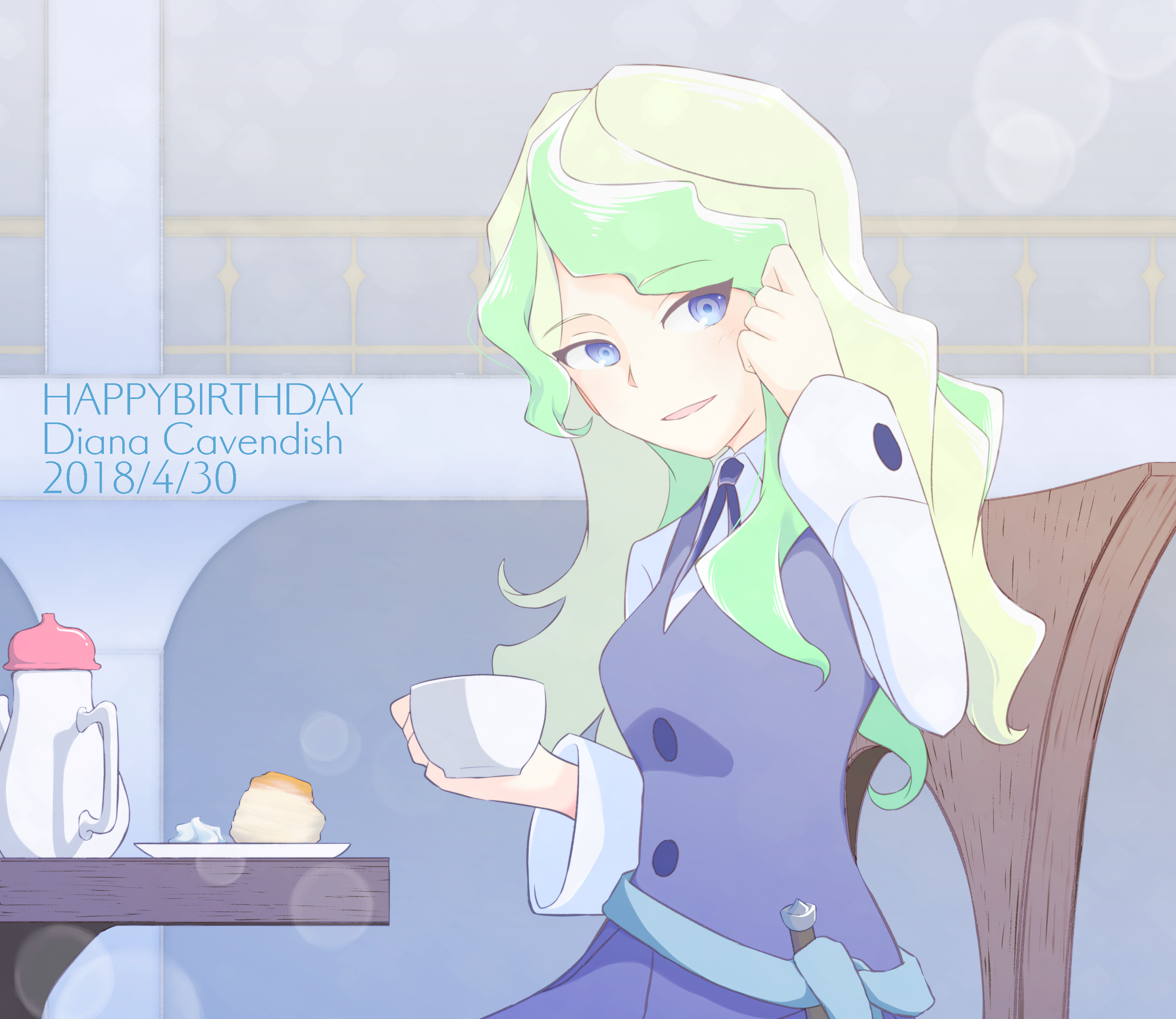 Diana Cavendish from Little Witch Academia HD Wallpaper