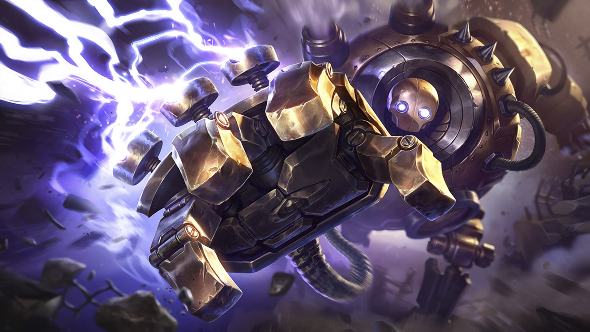 Blitzcrank from League of Legends HD Wallpaper