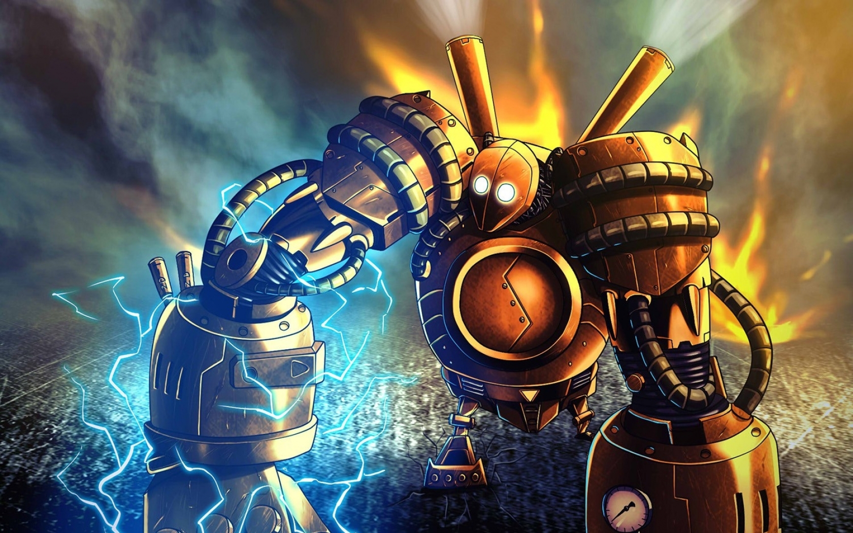 Blitzcrank from League of Legends HD Wallpaper