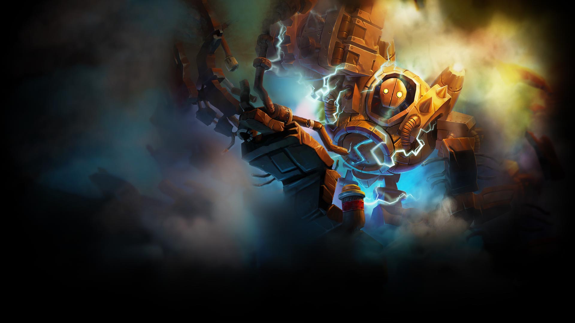 Blitzcrank from League of Legends HD Wallpaper