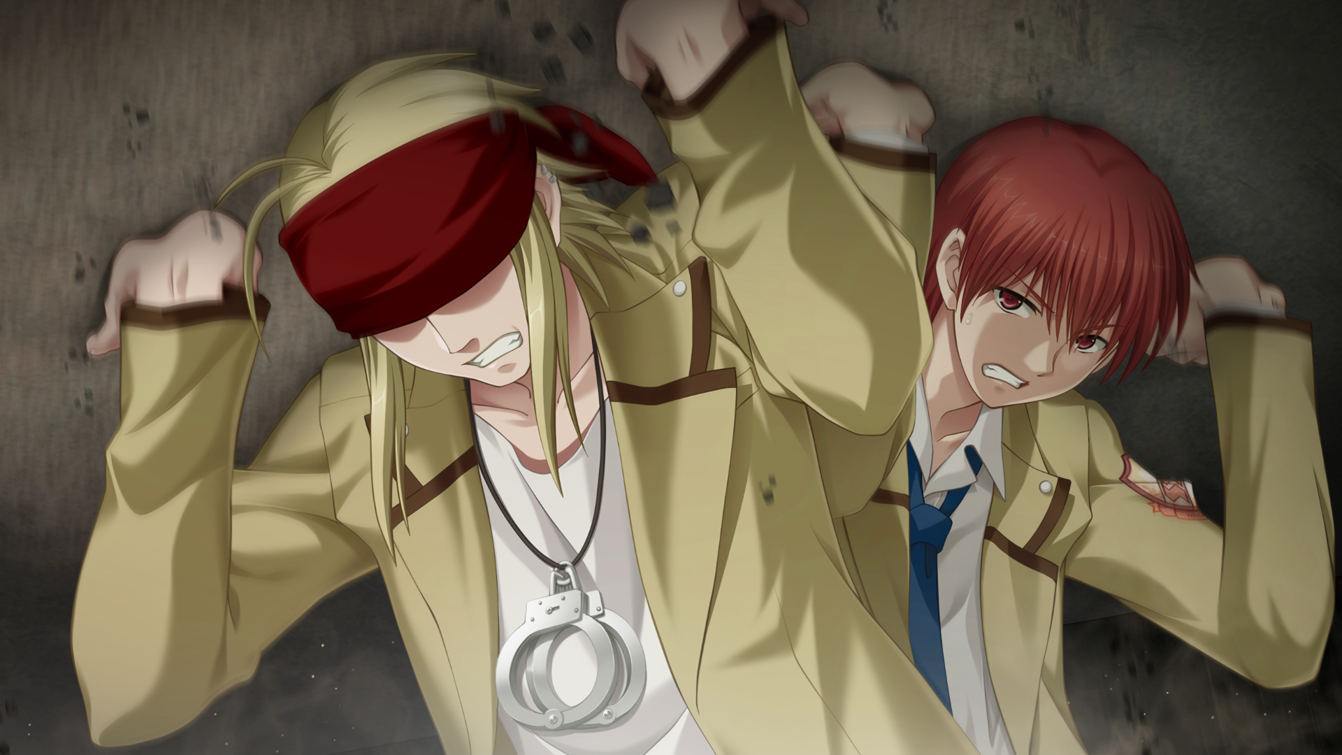 Yuzuru Otonashi and Hideki Hinata from Angel Beats! HD Wallpaper