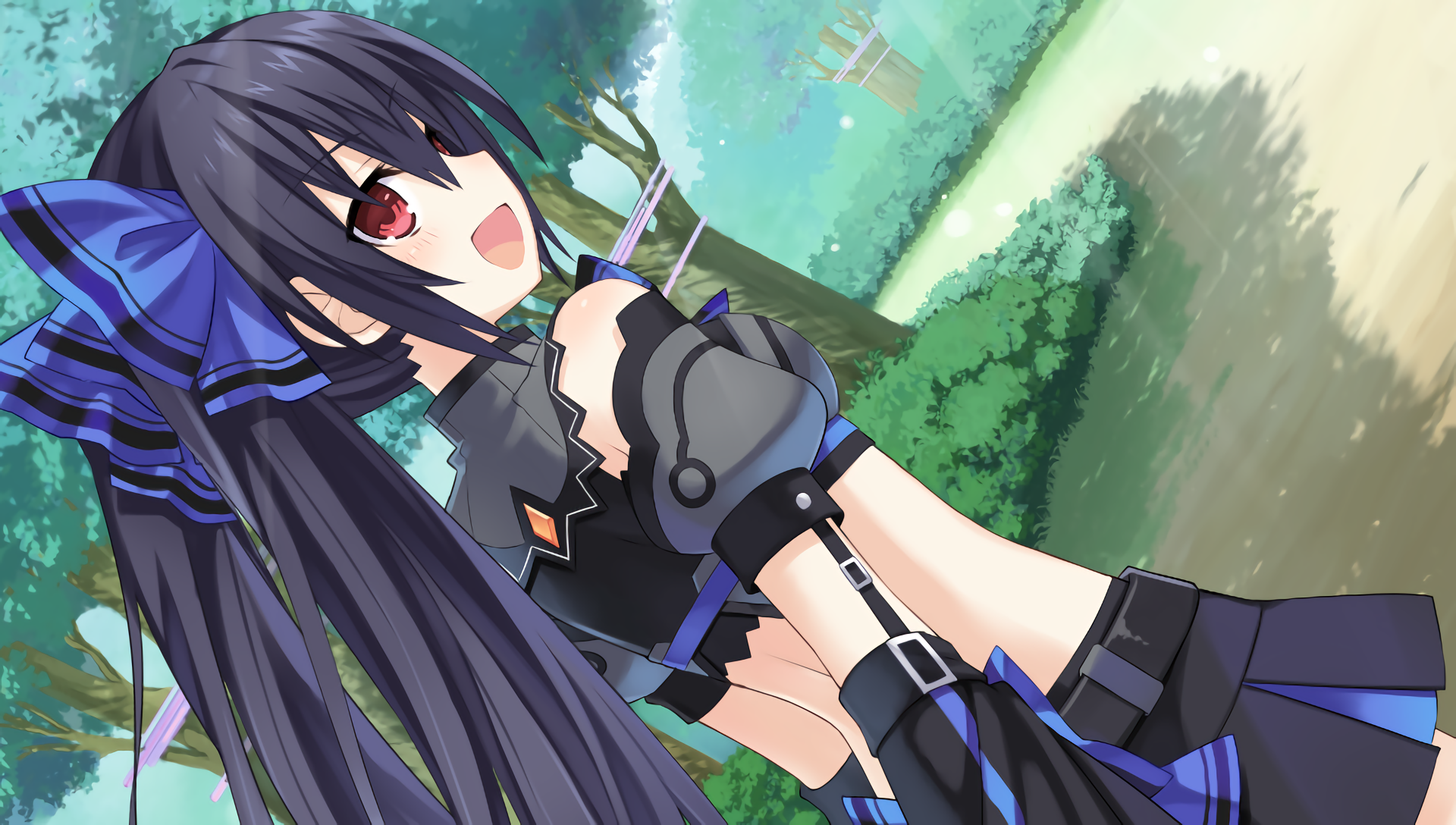 Noire from Hyperdimension Neptunia HD Wallpaper