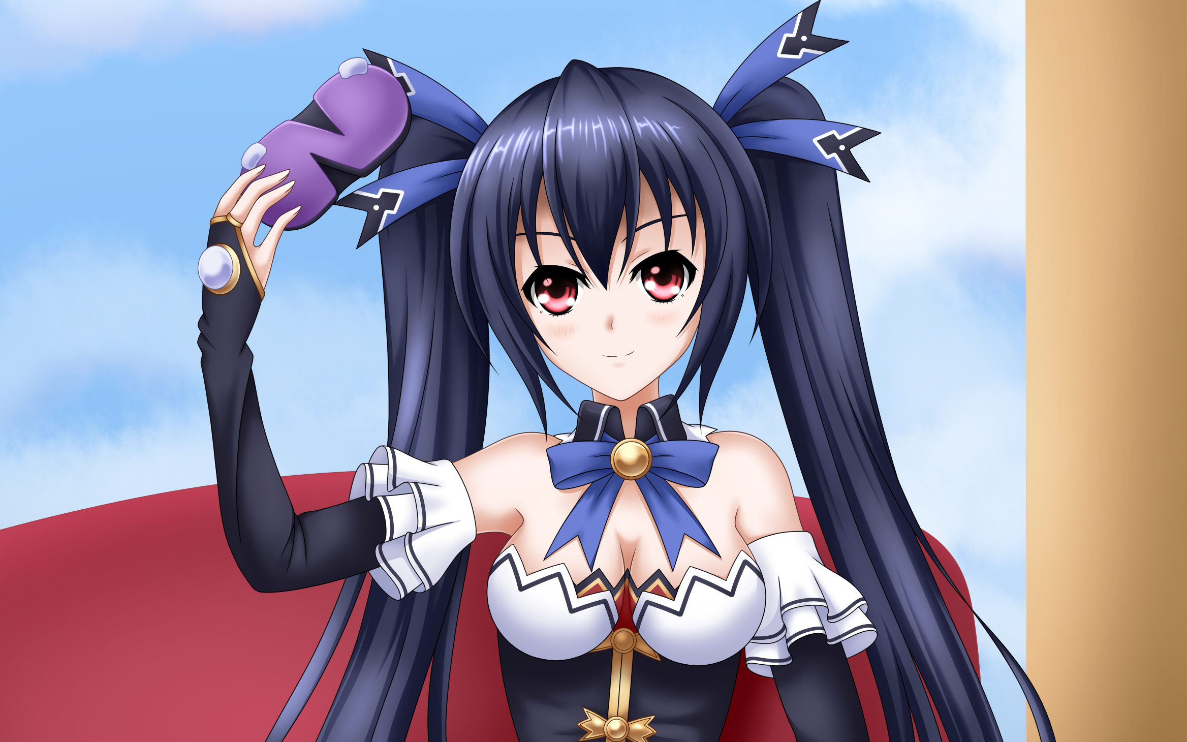 Noire from Hyperdimension Neptunia HD Wallpaper