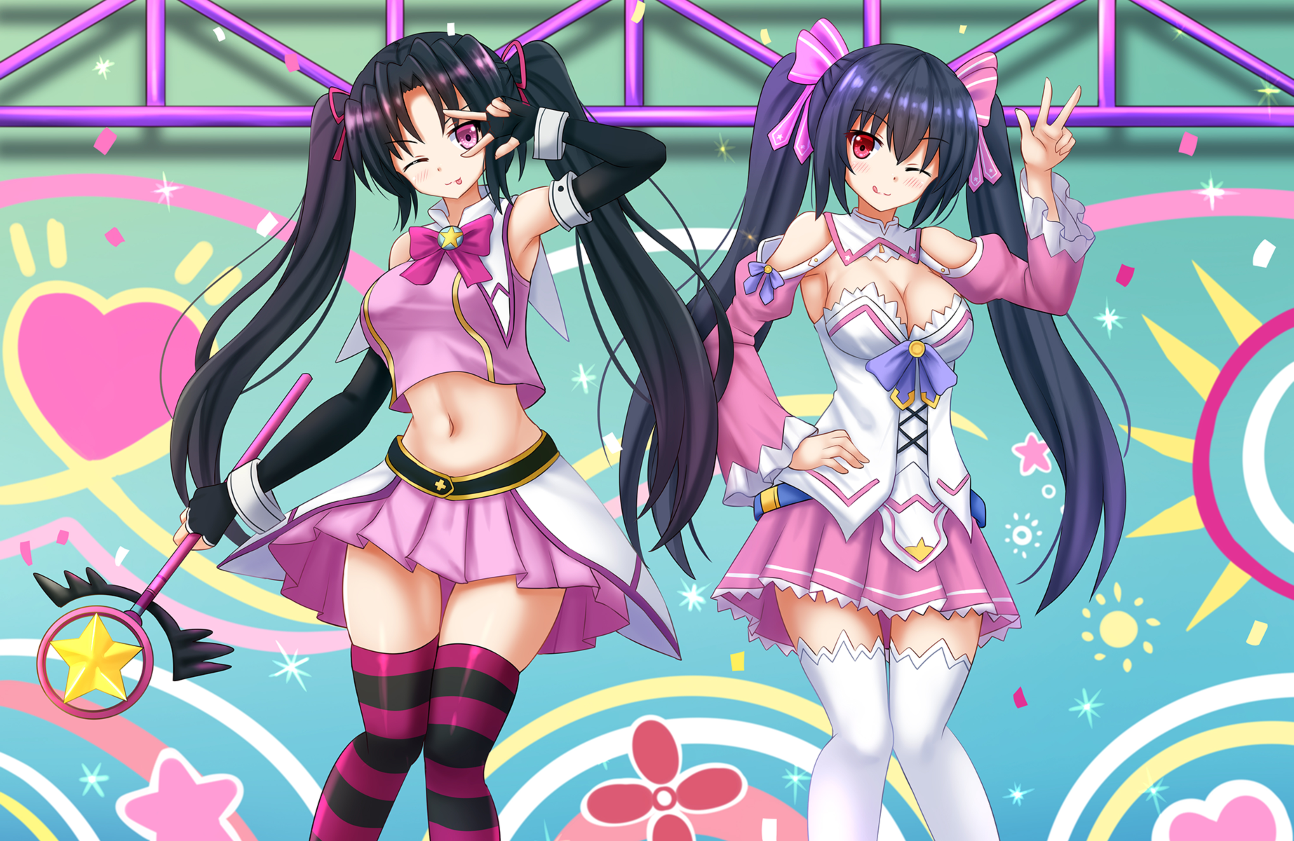 Noire from Hyperdimension Neptunia HD Wallpaper