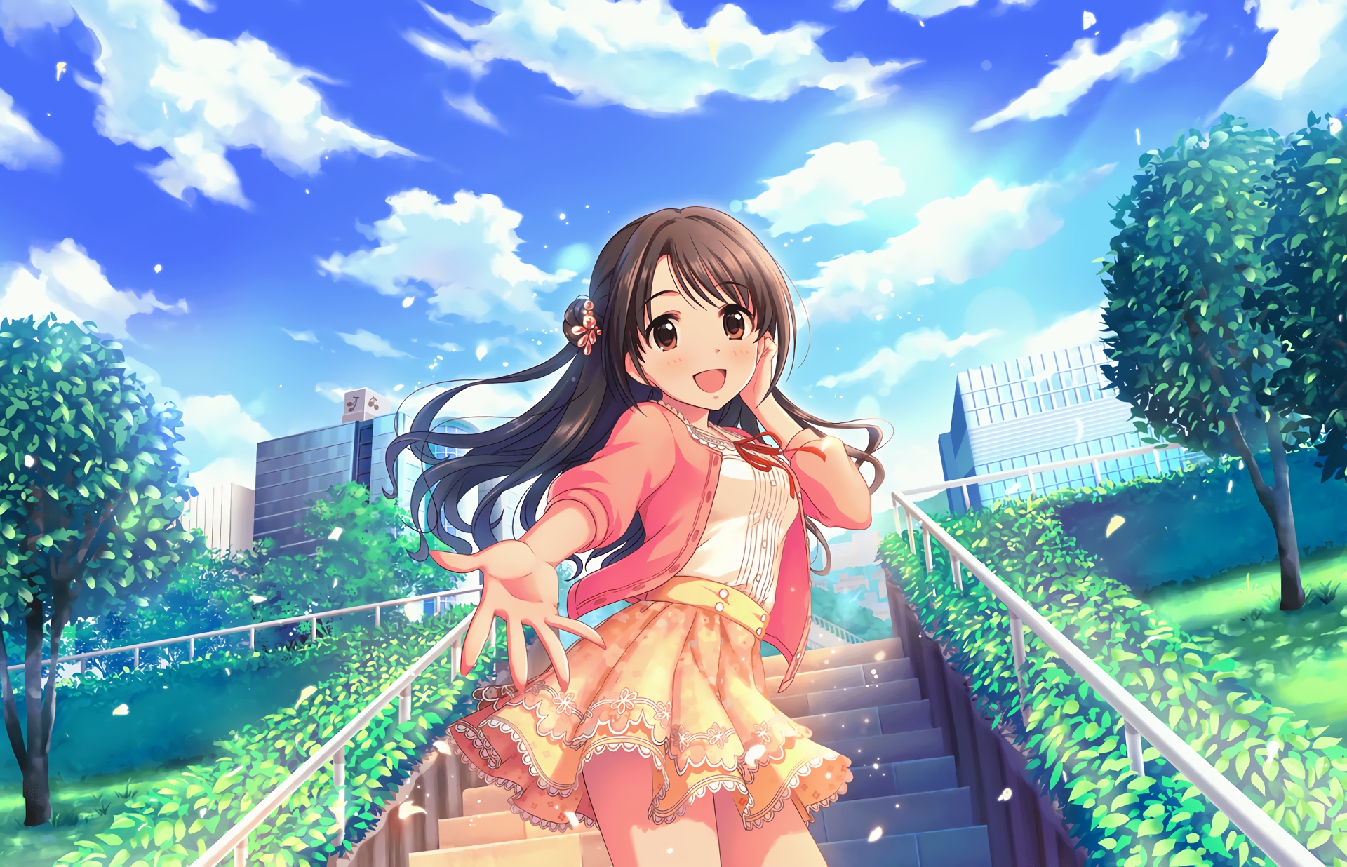 Uzuki Shimamura from The Idolmaster Cinderella Girls HD Wallpaper
