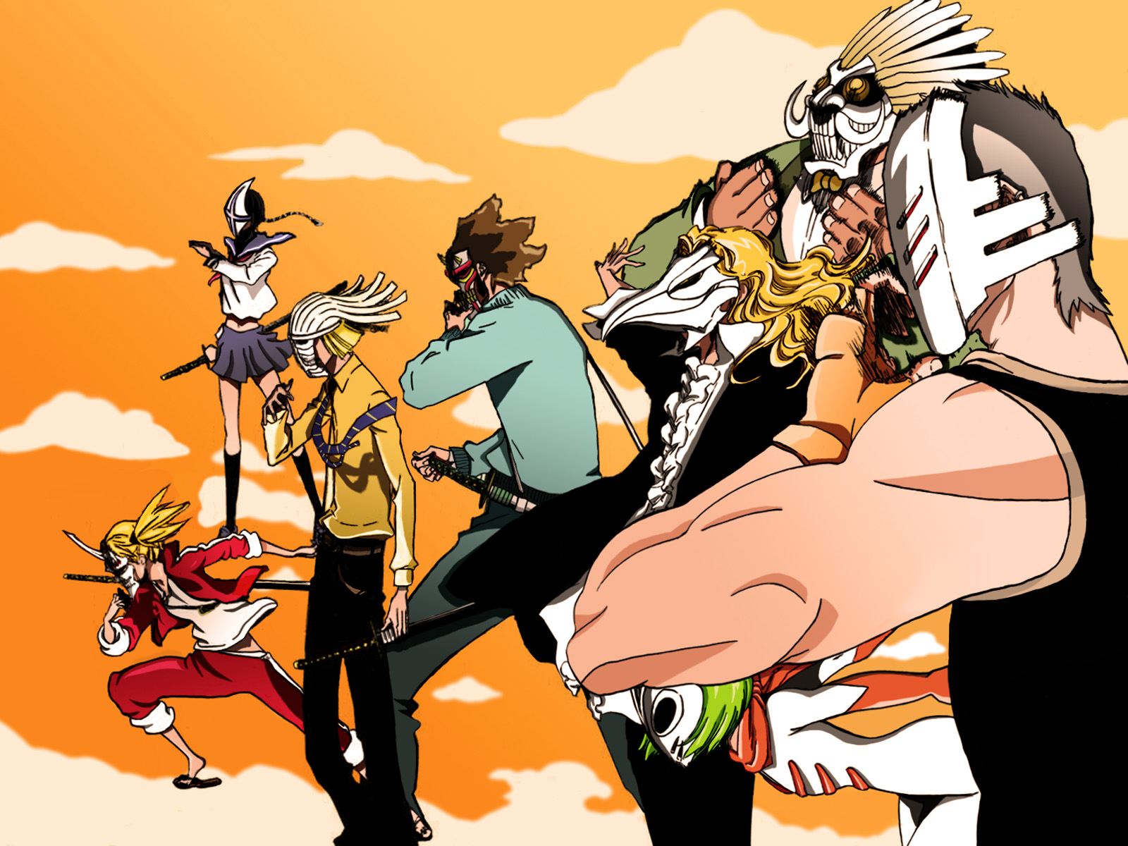 Group of Arrancars from Bleach HD Wallpaper