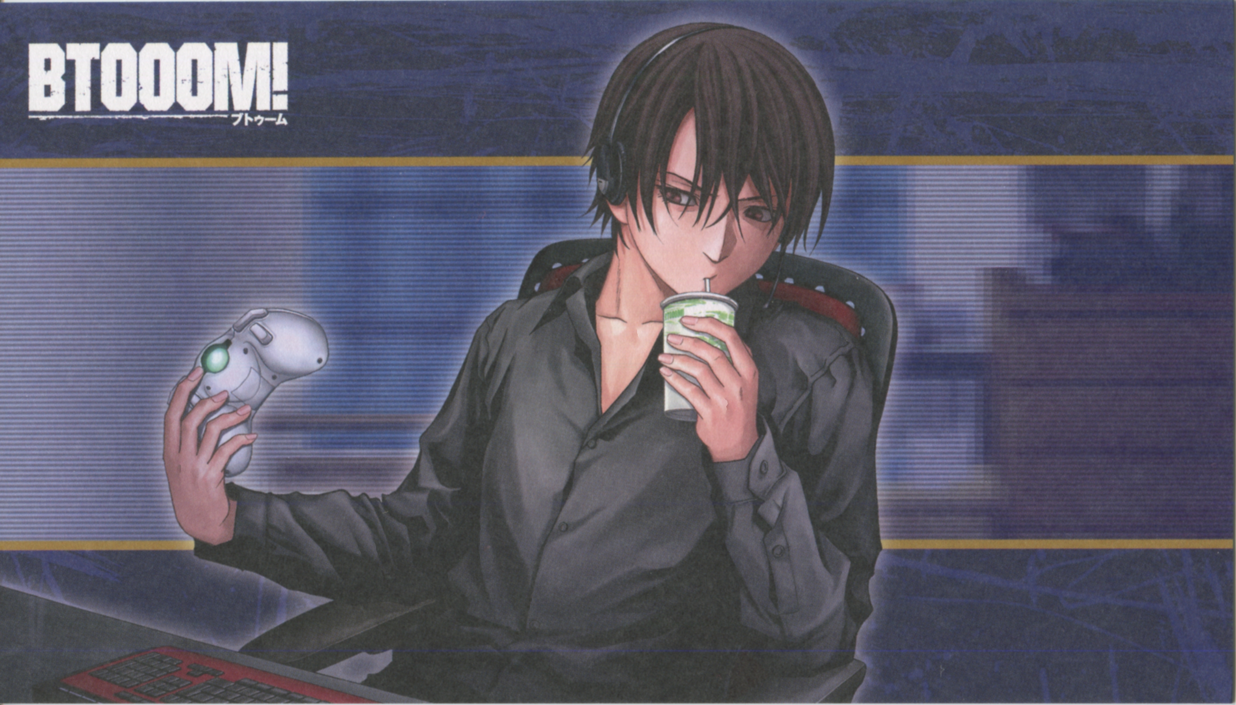 Ryota Sakamoto from BTOOOM! HD Wallpaper