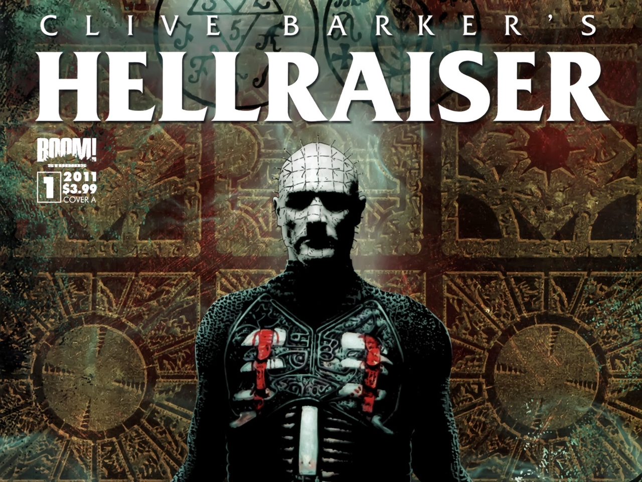 Clive Barker's Hellraiser Comic Book Cover HD Wallpaper