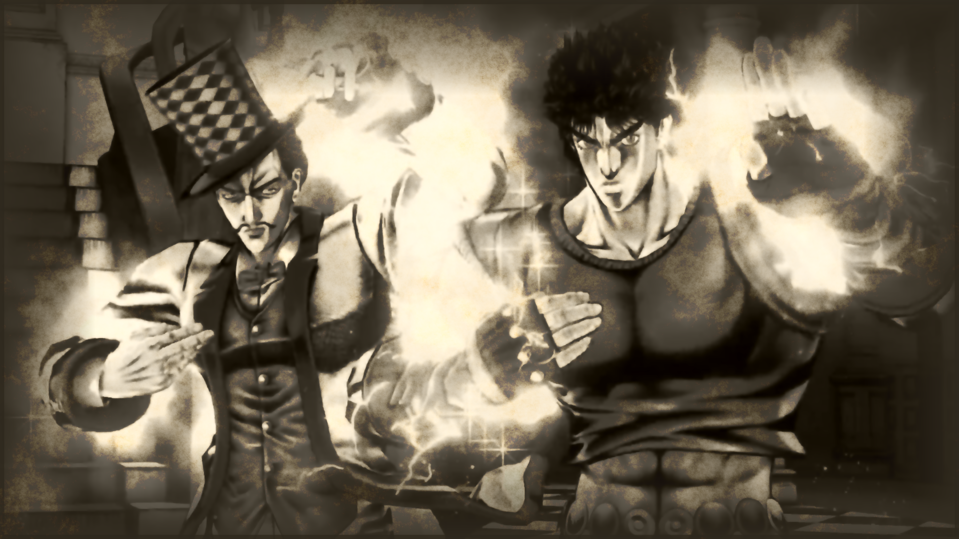 Jonathan Joestar and Will A. Zeppeli from JoJo's Bizarre Adventure HD Wallpaper