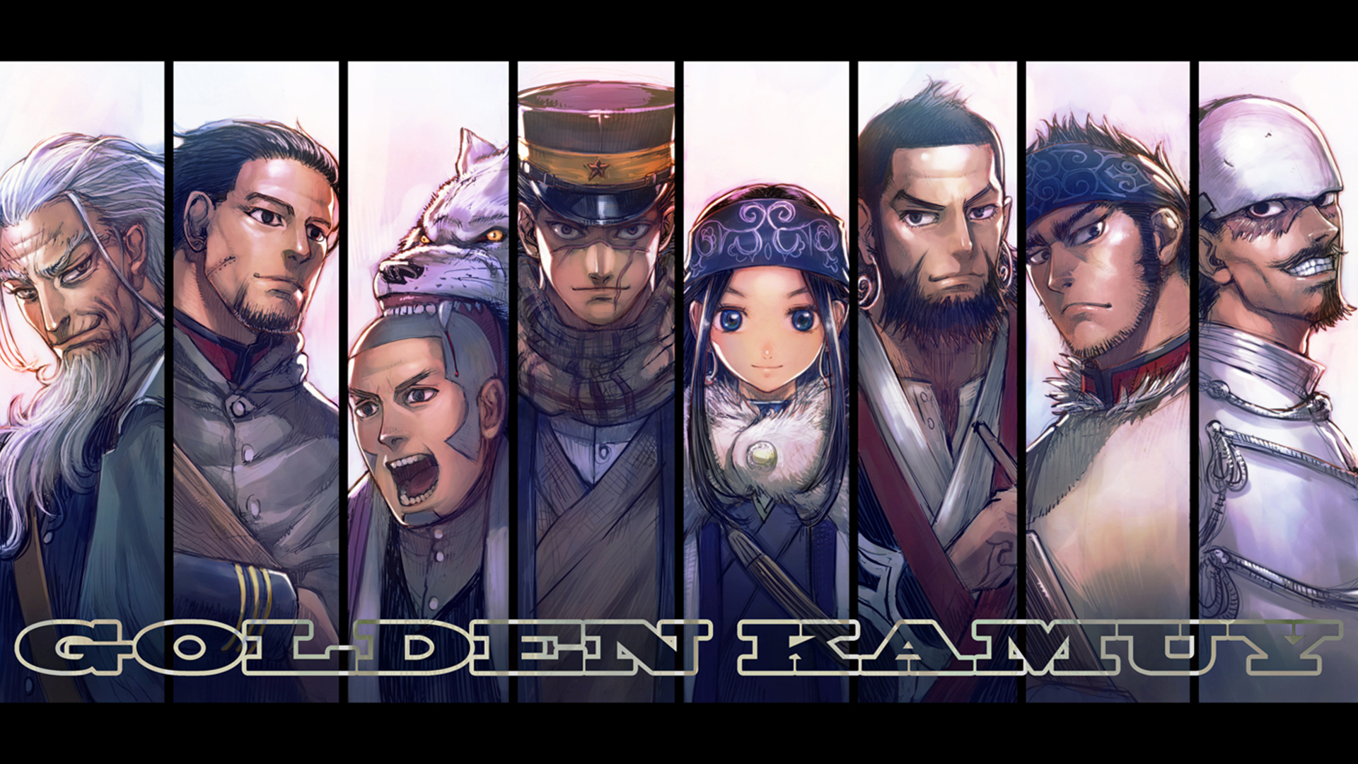 Golden Kamuy characters HD Wallpaper