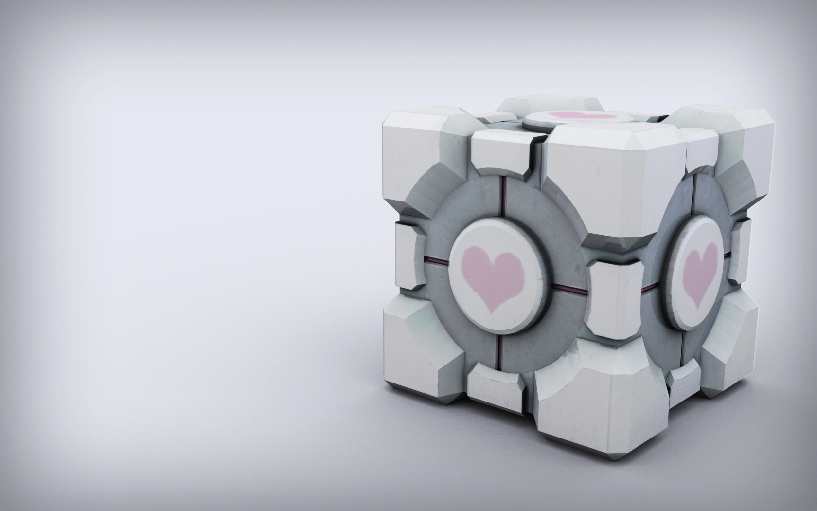 Companion Cube from Portal HD Wallpaper