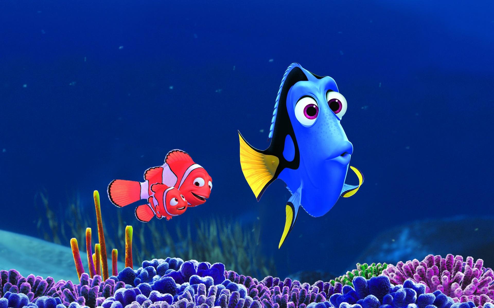 Dory and Nemo from Finding Nemo HD Wallpaper