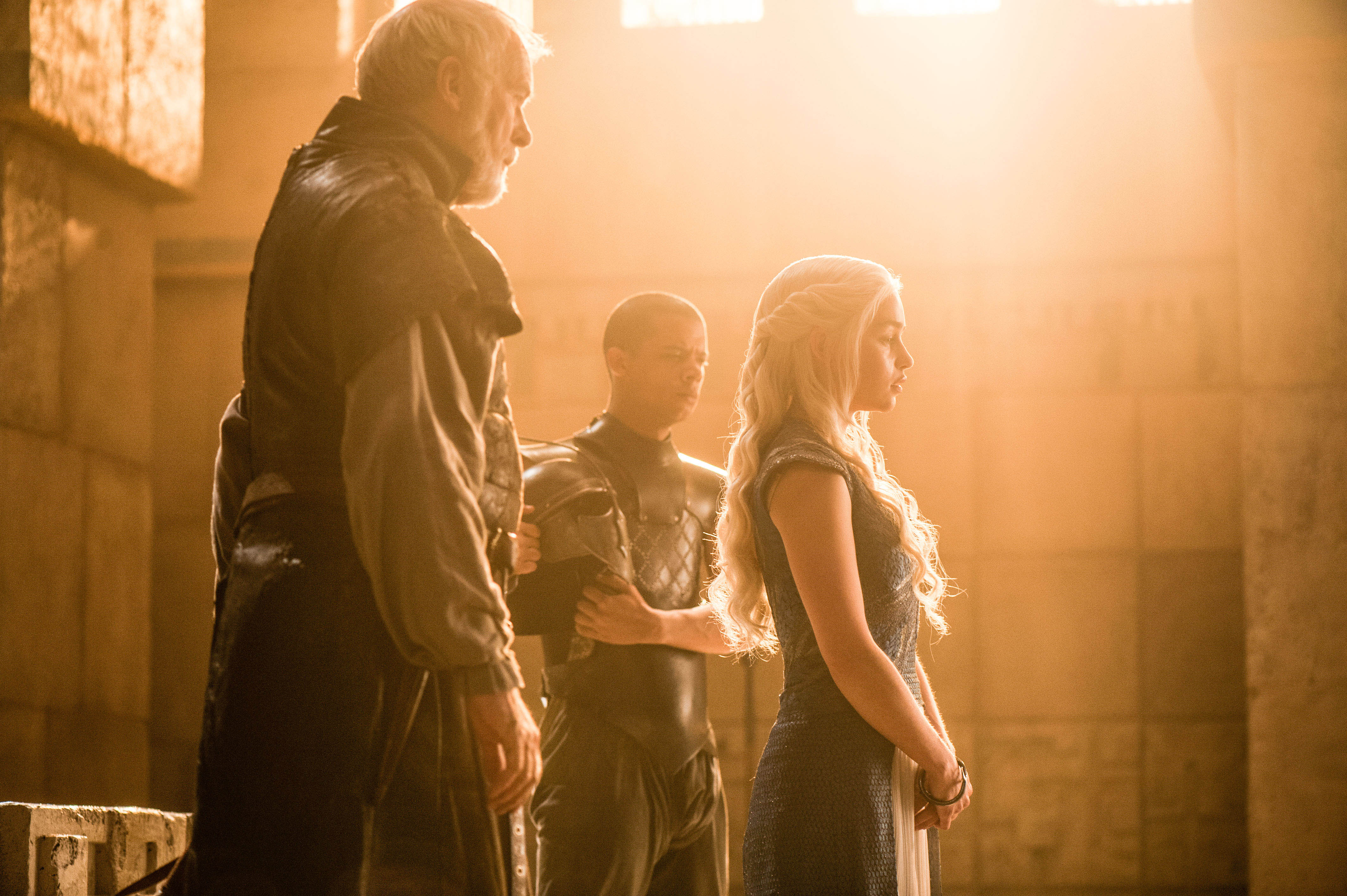 Barristan Selmy and Daenerys Targaryen in Game of Thrones HD Wallpaper