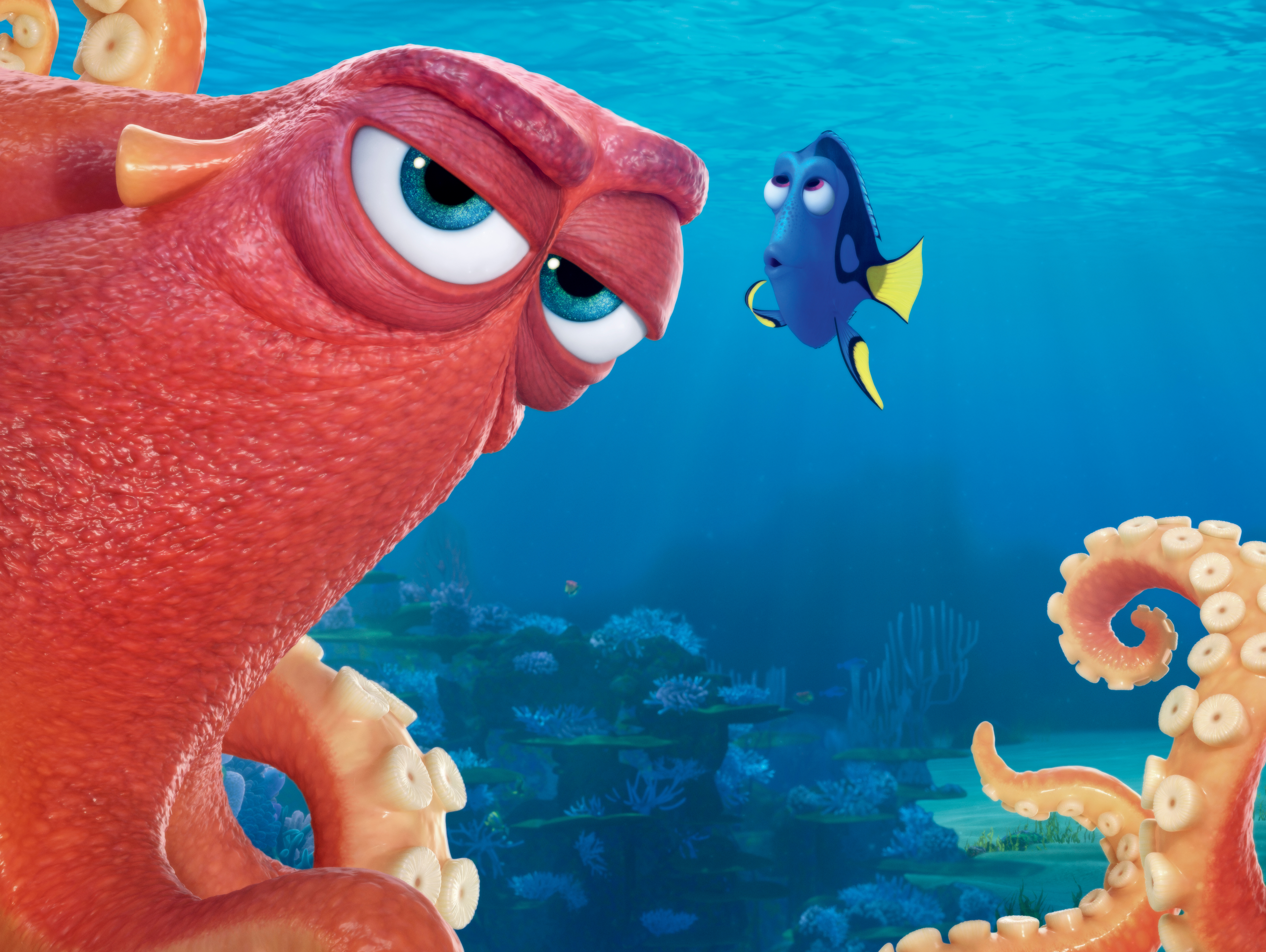 Hank and Dory from Finding Dory HD Wallpaper