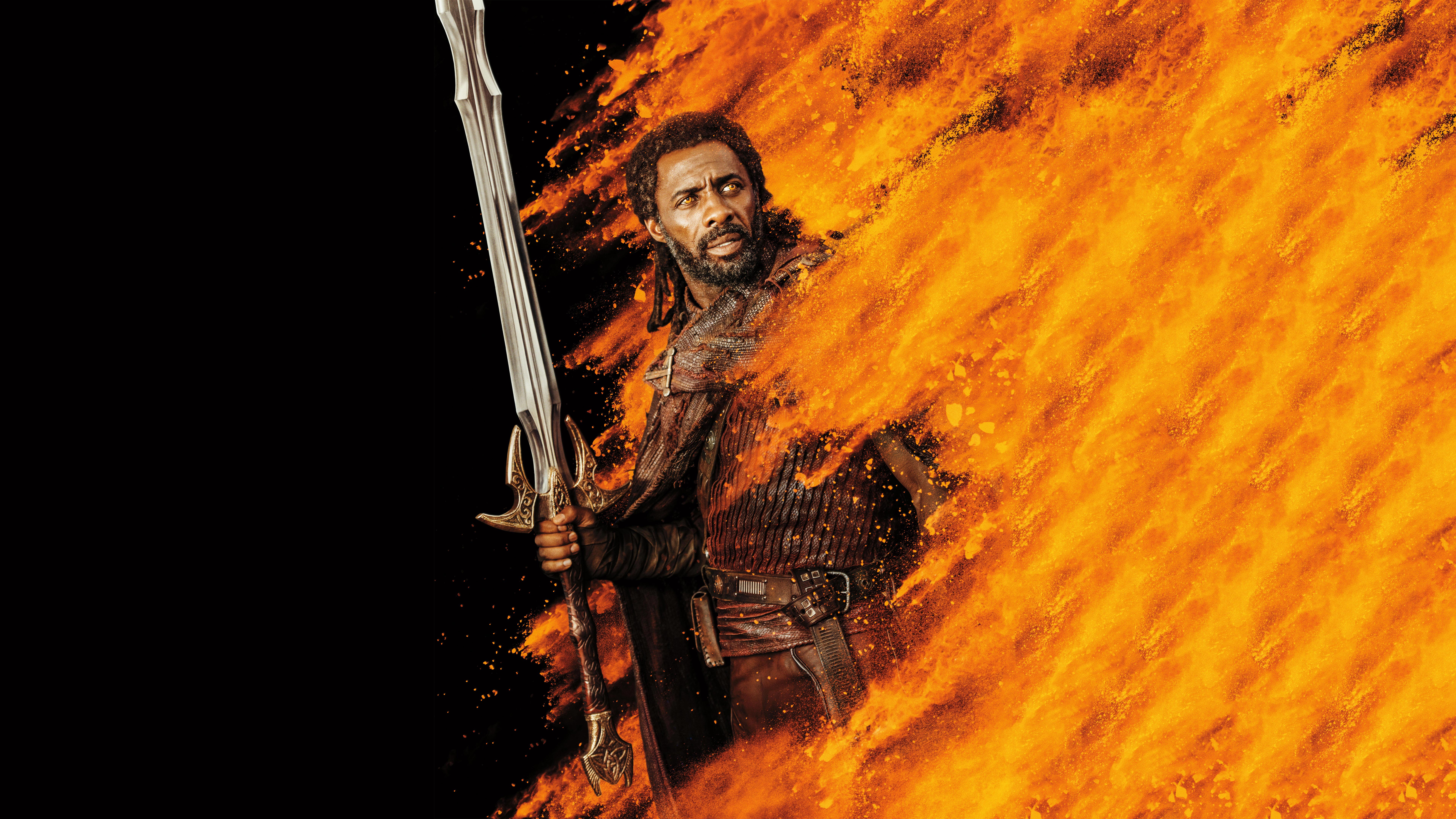 Heimdall from Marvel Comics holding a sword HD Wallpaper