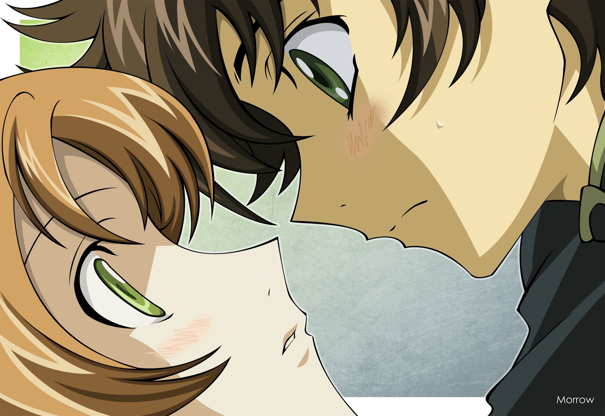 Lelouch and Shirley from Code Geass HD Wallpaper